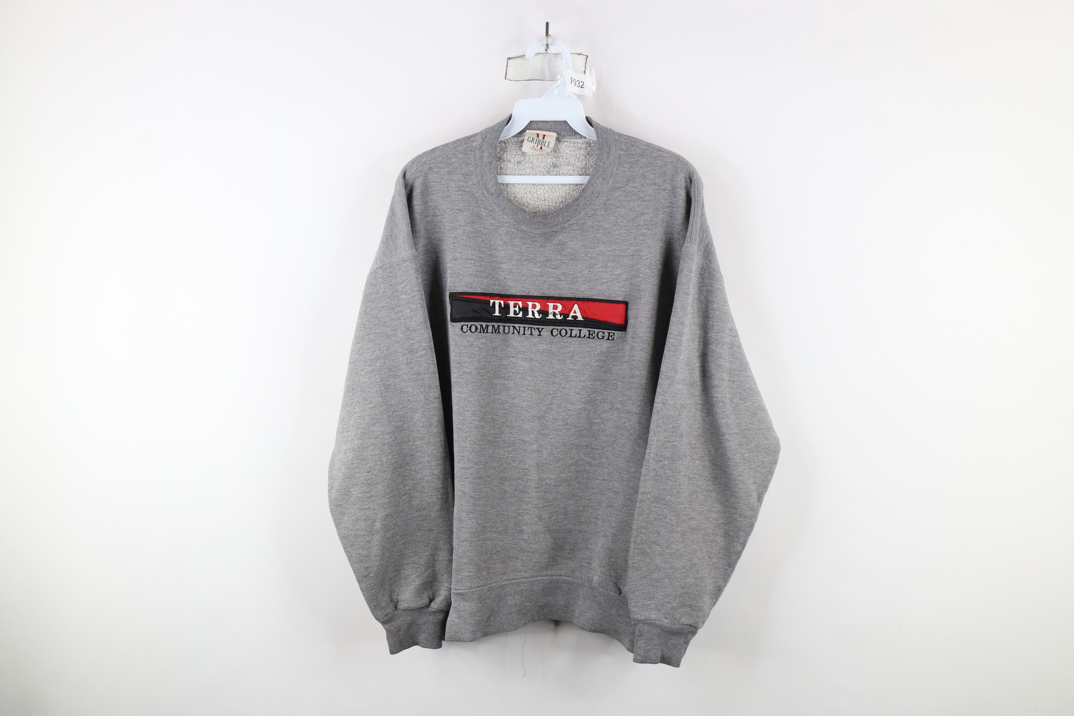 Vintage Vintage 90s Spell Out Terra Community College Sweatshirt USA Size US L / EU 52-54 / 3 - 1 Thumbnail