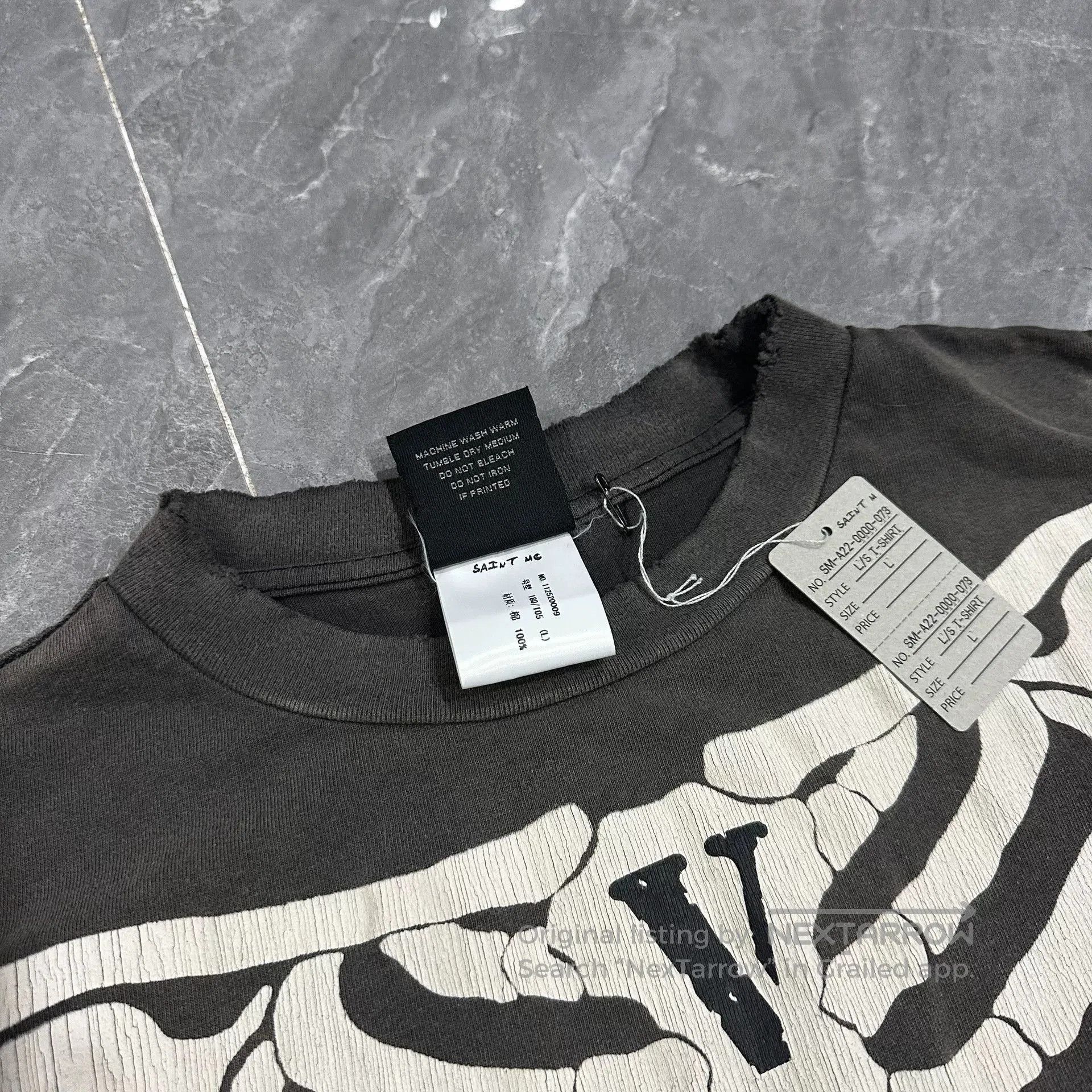 Saint Michael Saint Michael Skeleton Long Sleeve Shirt. Size US L / EU 52-54 / 3 - 3 Thumbnail