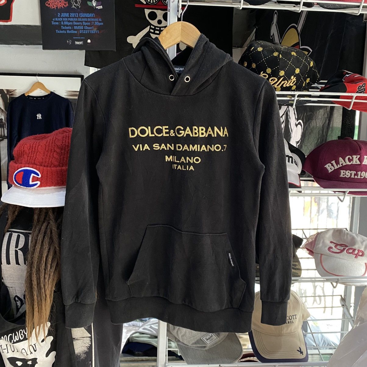🔥RARE DOLCE & GABBANA 00'S ARCHIVE VINTAGE Y2K HOODIE DG