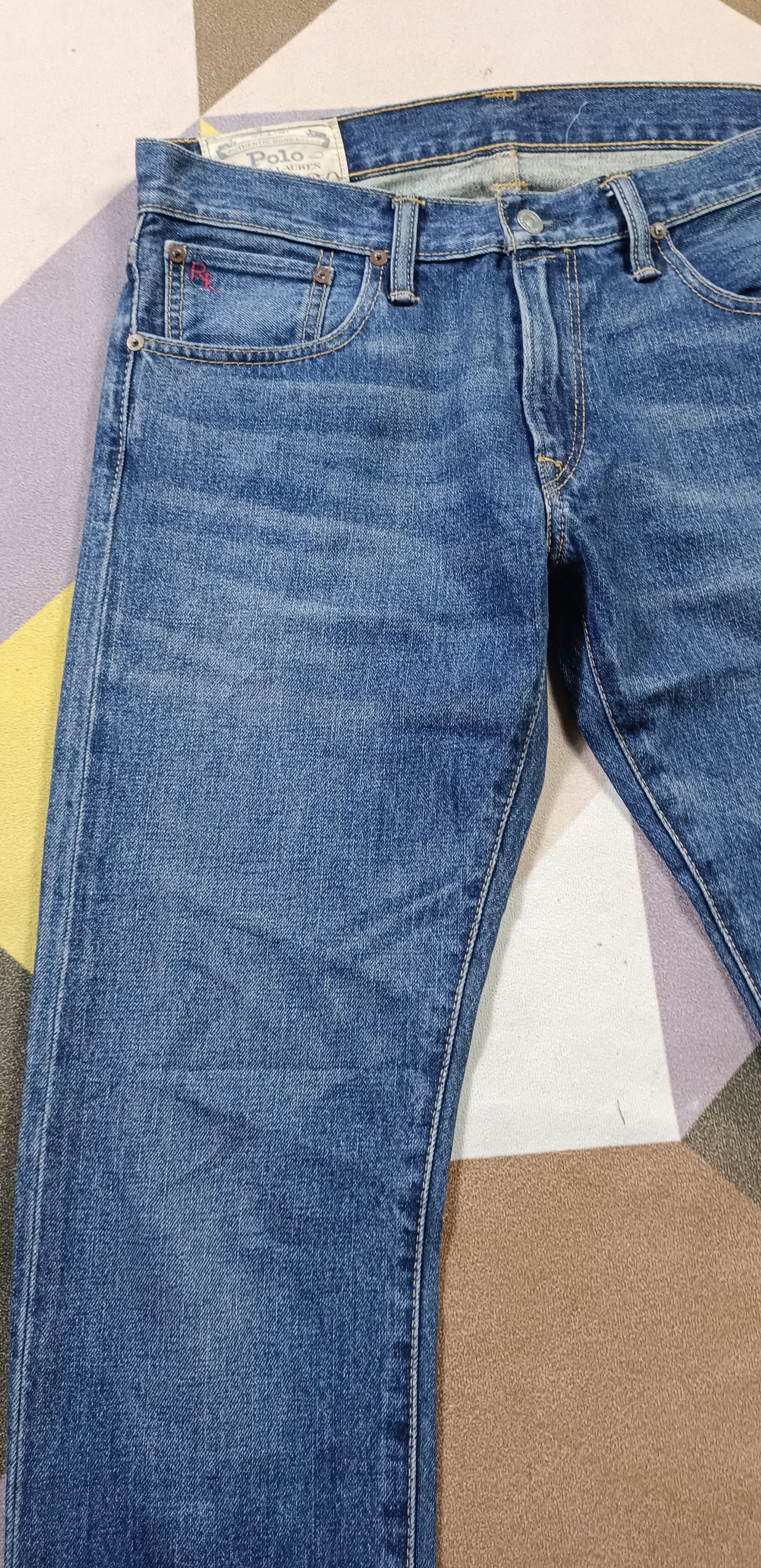Ralph Lauren Vintage💥 Polo Ralph Lauren RL Straight Cut jeans Size US 33 - 4 Thumbnail
