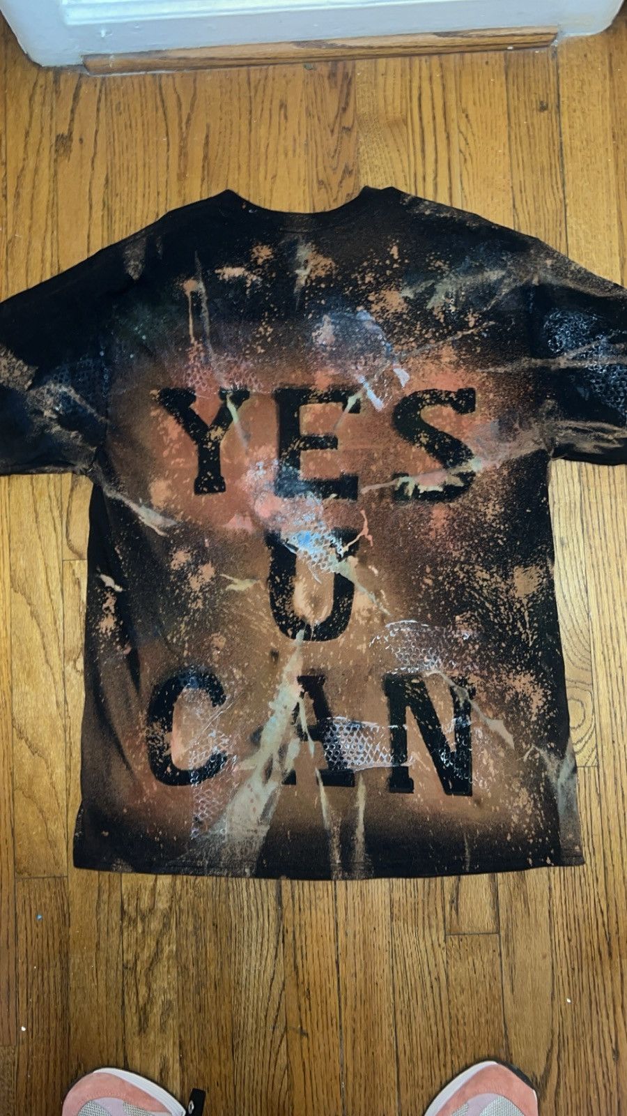 Other Hand made large y2k t shirt street wear graffiti / tie dye Size US L / EU 52-54 / 3 - 2 Thumbnail