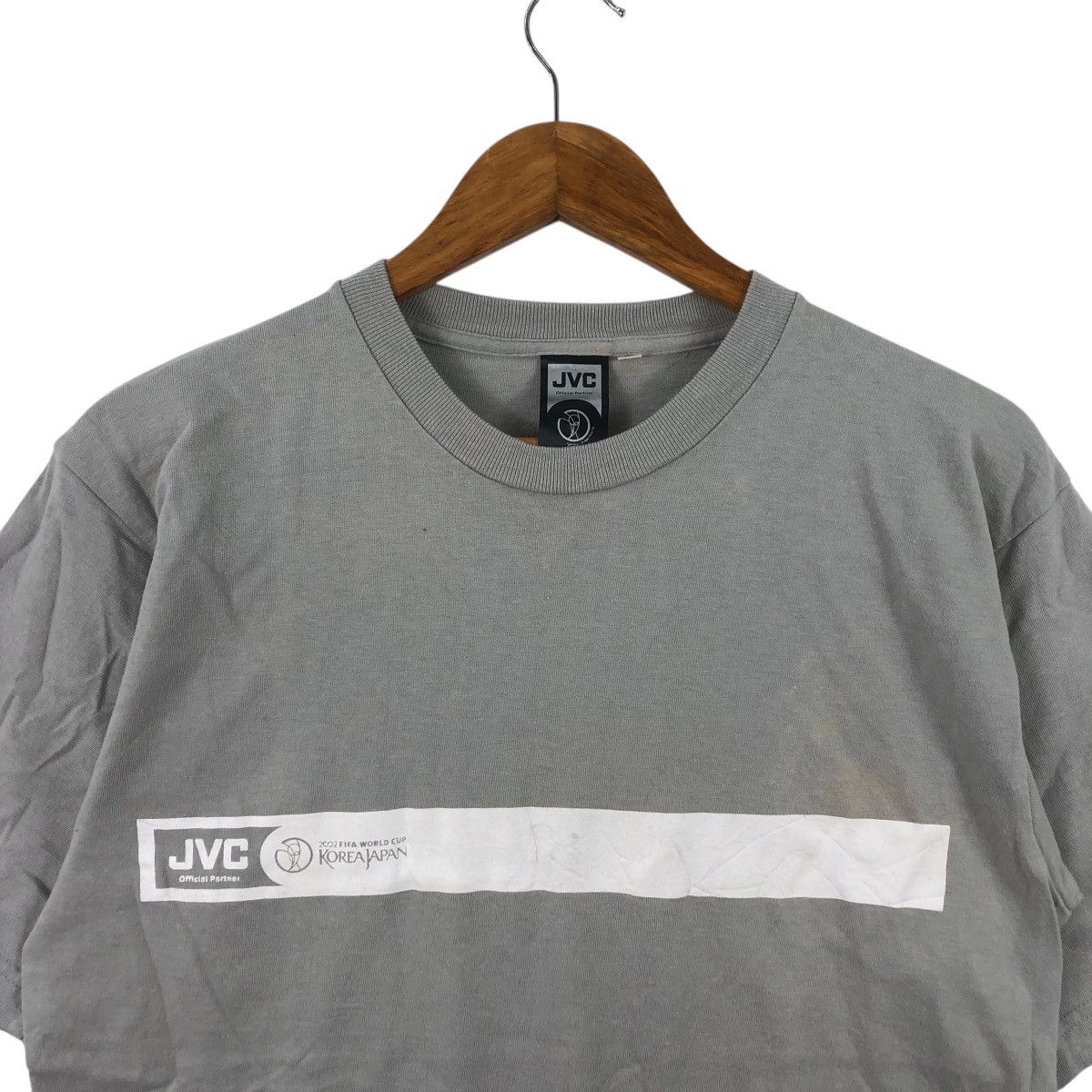 Vintage Vintage 2002 FIFA WORLD CUP Japan JVC Sponsor Tee Shirt Top Size US M / EU 48-50 / 2 - 2 Thumbnail