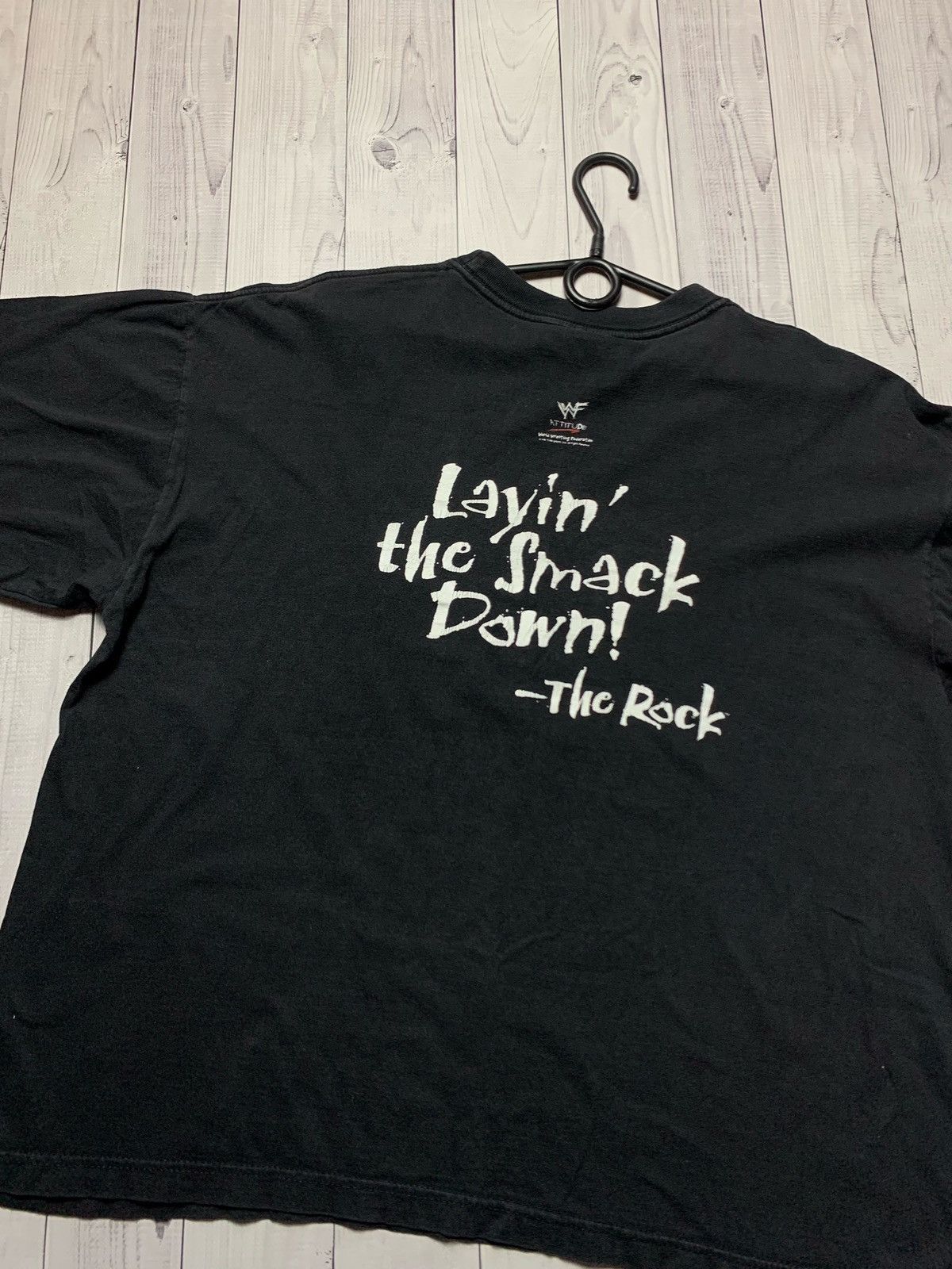 Vintage WWF bull vintage tee Layin the rock wrestling T-shirt sz XL Size US XL / EU 56 / 4 - 7 Thumbnail
