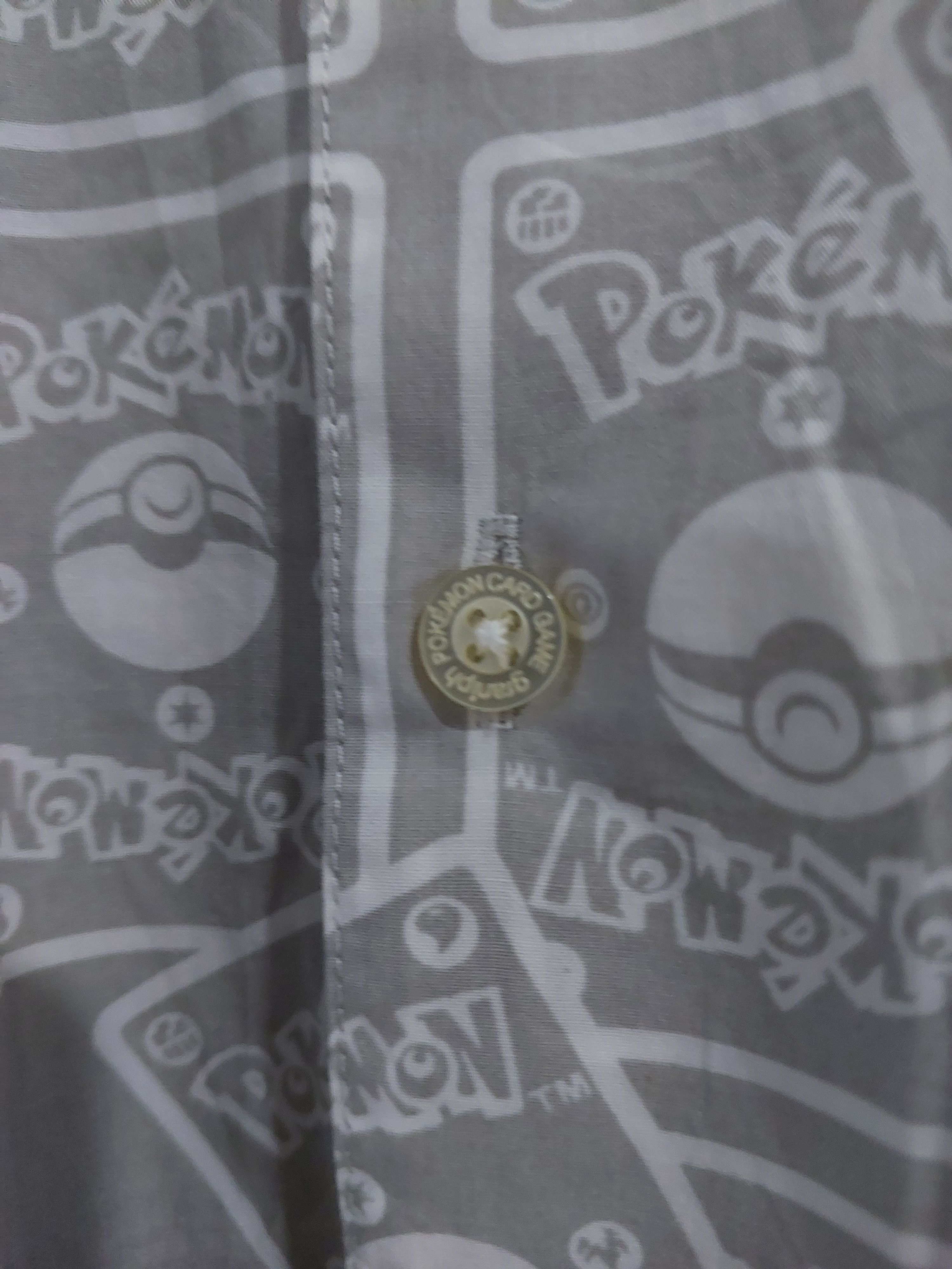 Pokemon POKEMON ANIME PICHU BUTTON UP SHIRT Size US L / EU 52-54 / 3 - 7 Thumbnail