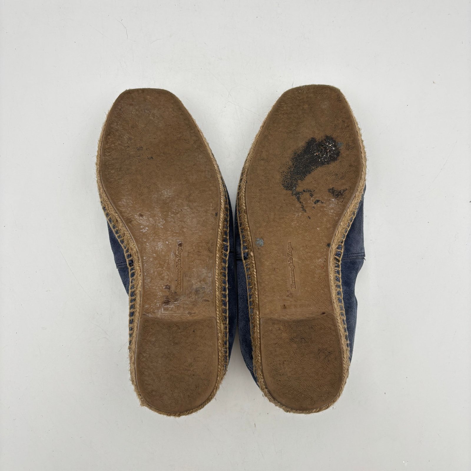 Ermenegildo Zegna Ermengildo Zegna Suede Espadrilles Navy Men's 8.5 Size US 8.5 / EU 41-42 - 8 Thumbnail