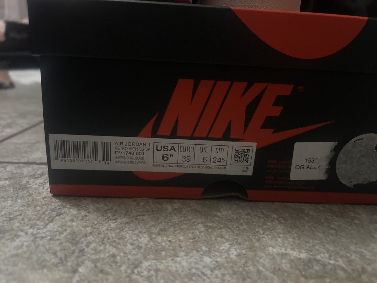 Nike Jordan 1 Spider verse 6.5y/8W Size US 6.5 / EU 39-40 - 11 Thumbnail