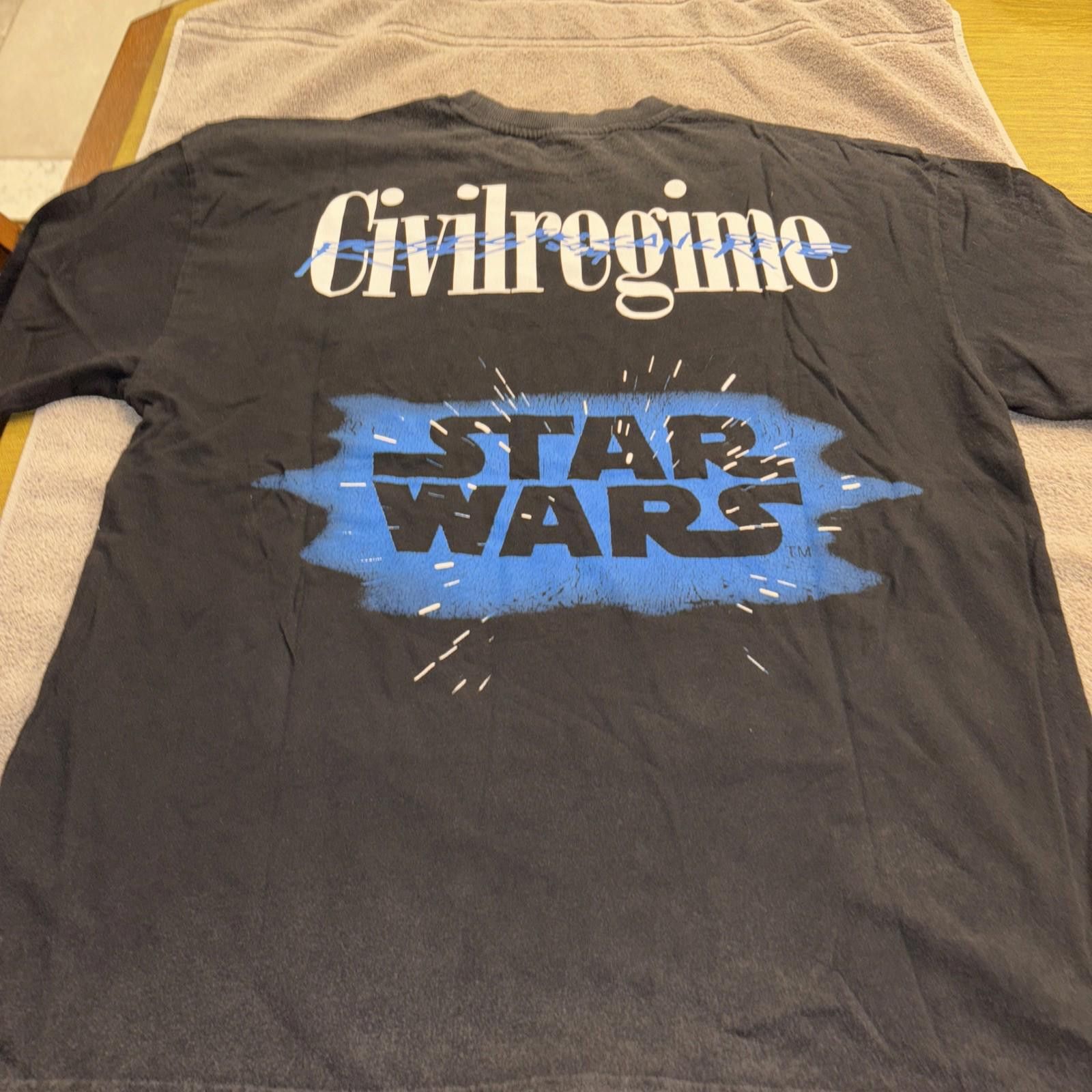 Civil Regime Civil Regime Star Wars Luke Skywalker NWT Large Black Tee Size US L / EU 52-54 / 3 - 9 Thumbnail