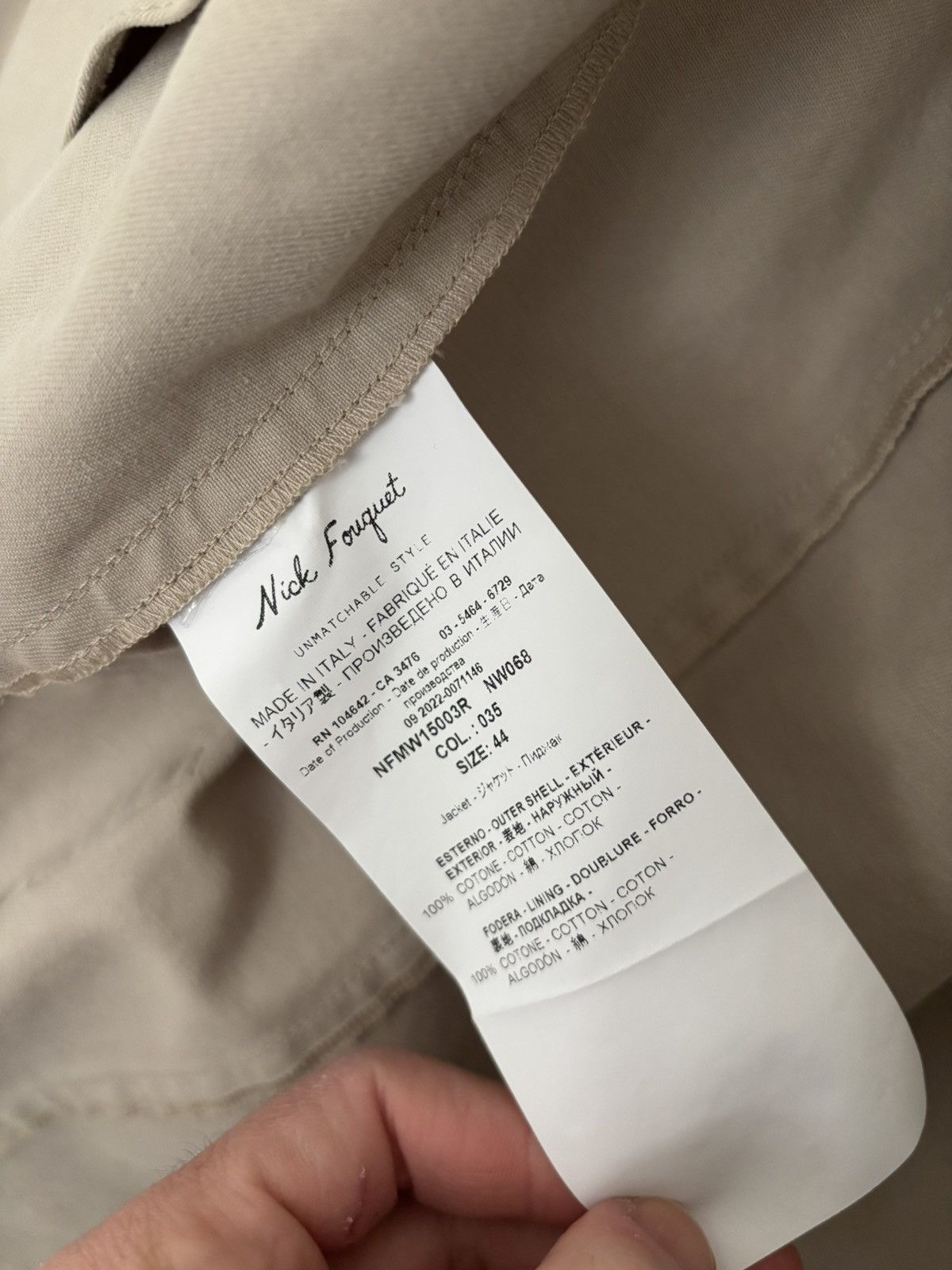 Nick Fouquet Nick Fouquet Embroidered Detailed Blazer Size 44S - 7 Thumbnail