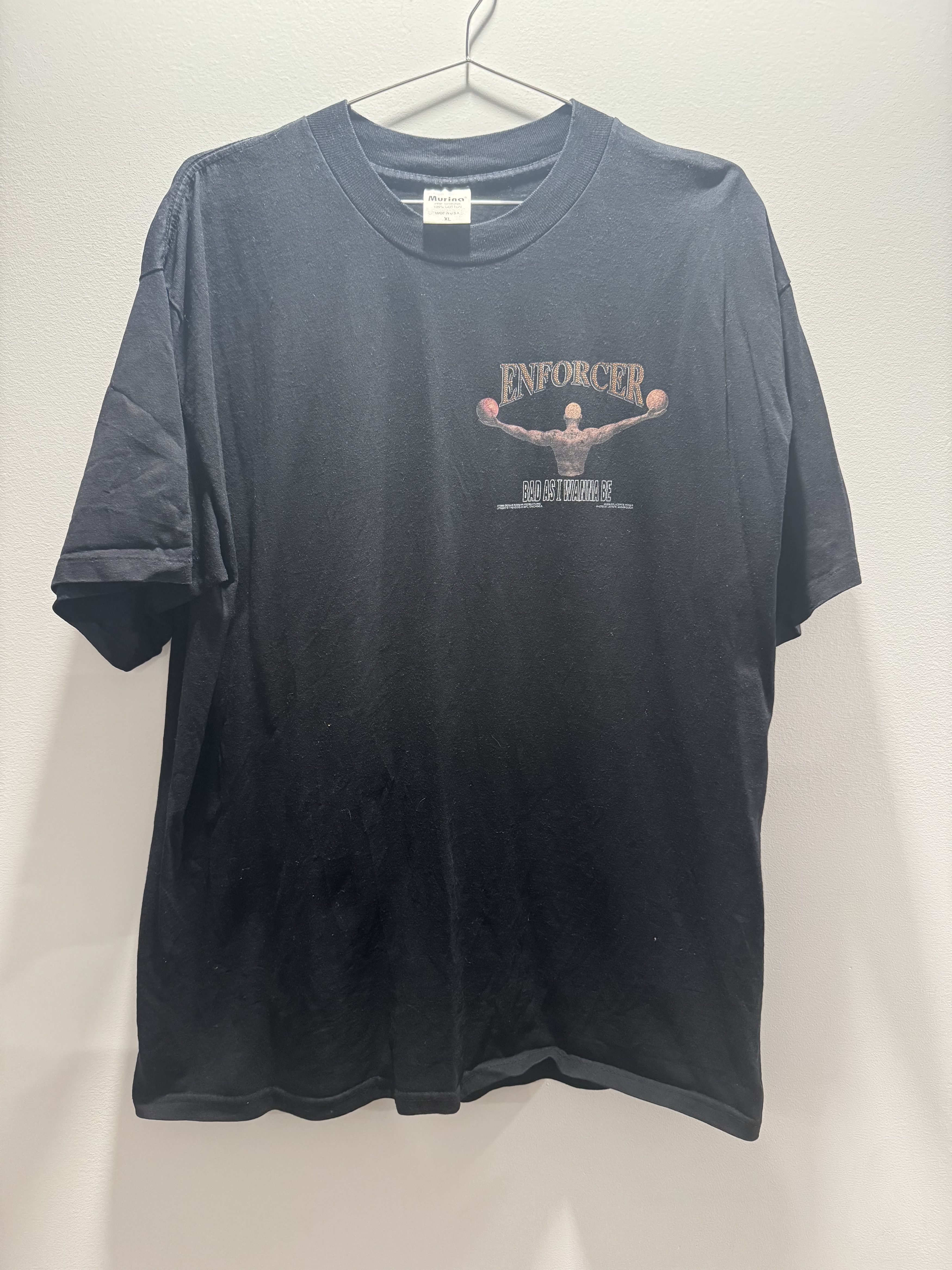 Vintage 90s Vintage Dennis Rodman Enforcer "Chicago Cut" Tee Size US XL / EU 56 / 4 - 2 Thumbnail