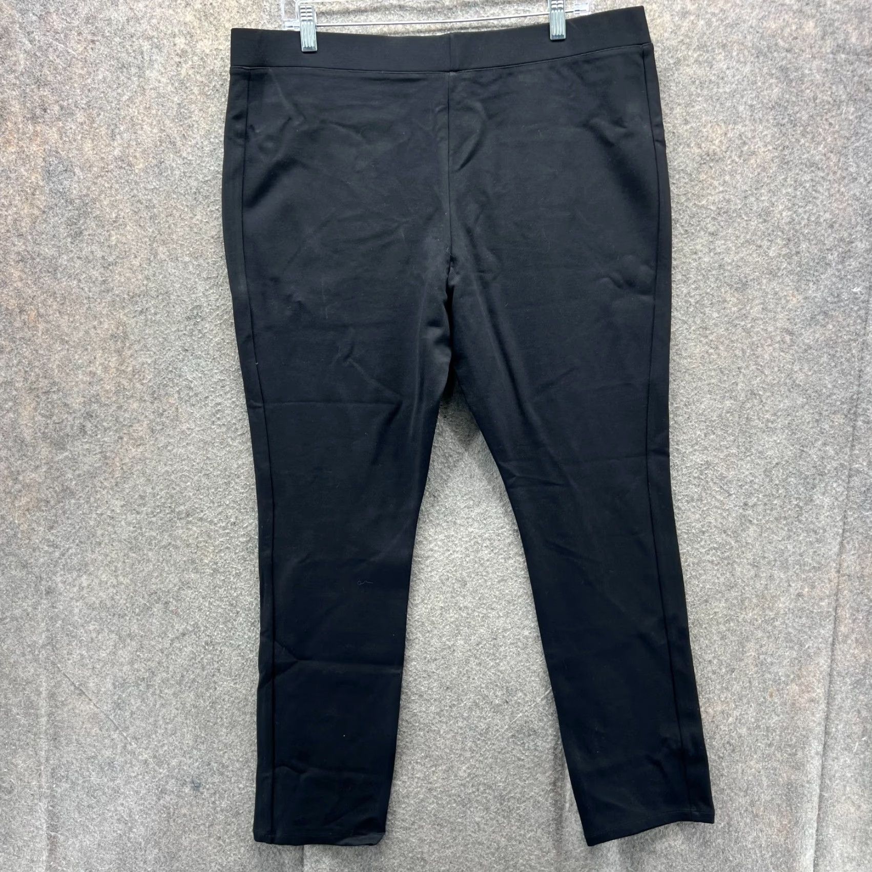 Brooks Brothers Brooks Brothers Pants Womens Large Black Pull On Stretch Slim Fit Trousers New Size 36" / US 14 / IT 50 - 2 Thumbnail