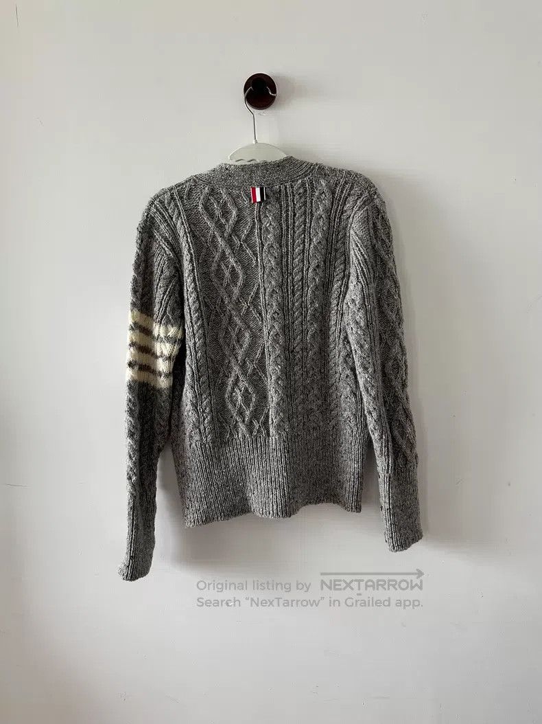 Thom Browne Thom Browne Grey Wool Cardigan Size US S / EU 44-46 / 1 - 2 Thumbnail