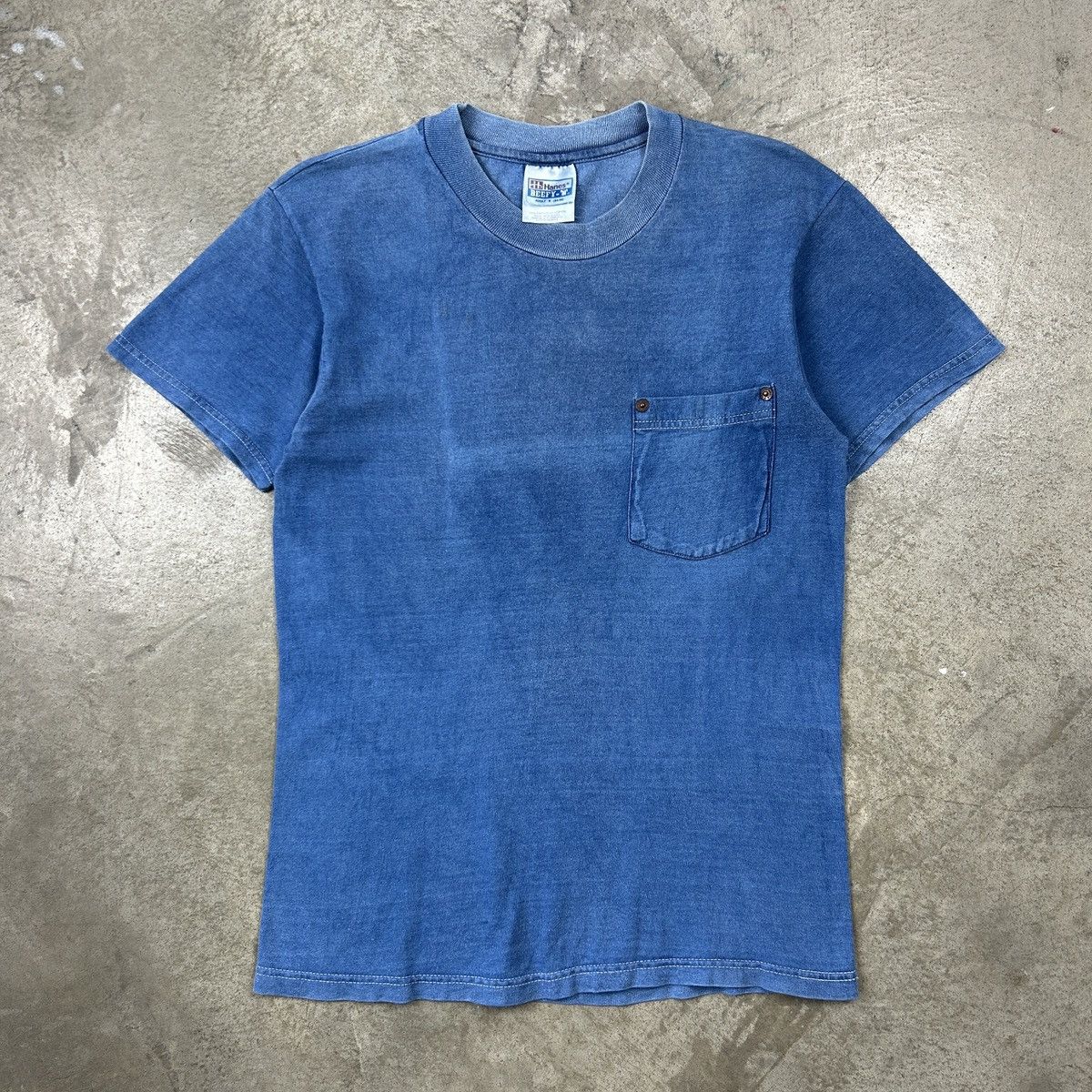 Vintage 1990s Hanes - Pocket Tee Paisley Size US S / EU 44-46 / 1 - 11 Thumbnail