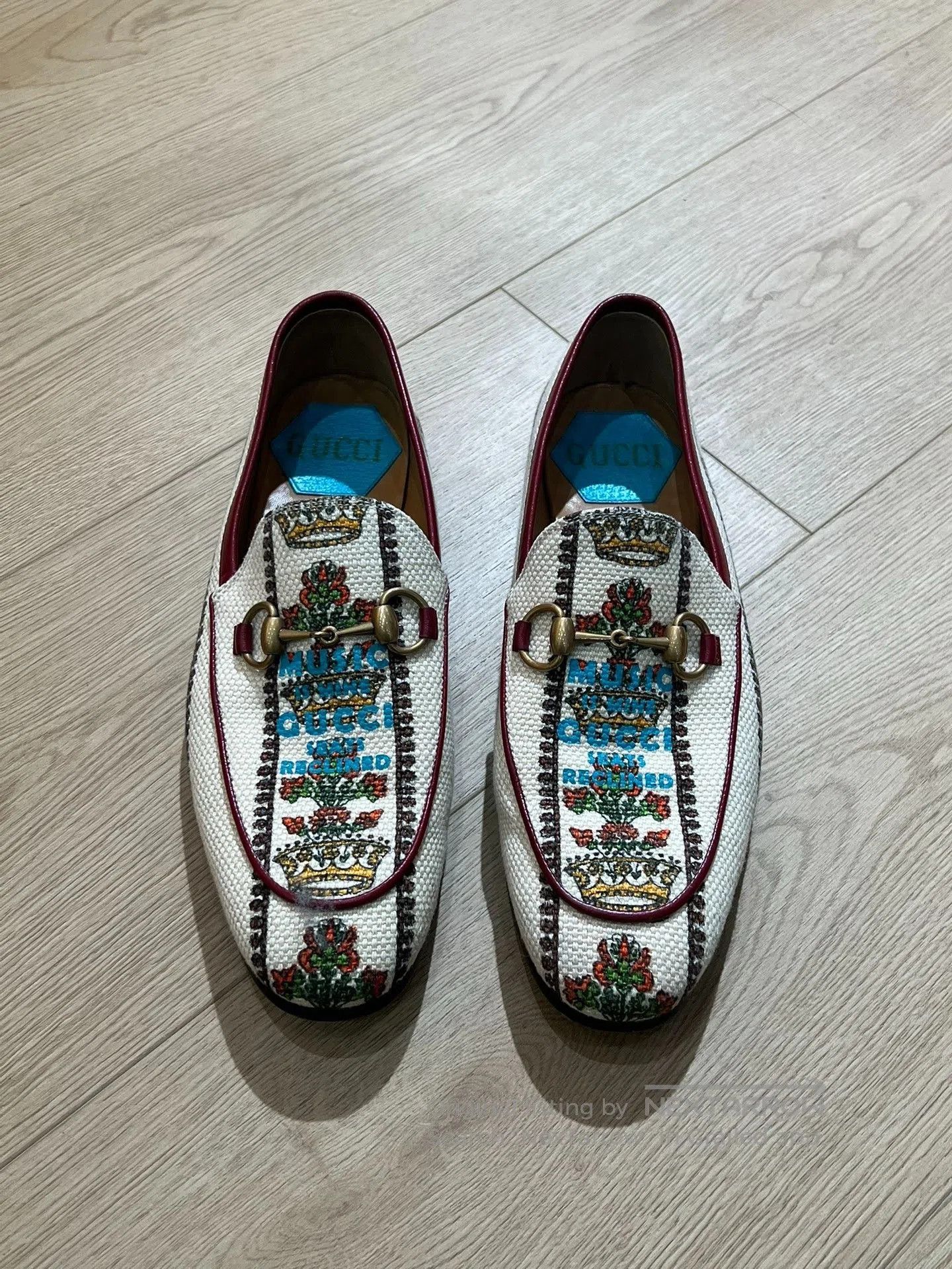Gucci Gucci Baroque Logo Loafers. Size US 7 / EU 40 - 1 Thumbnail