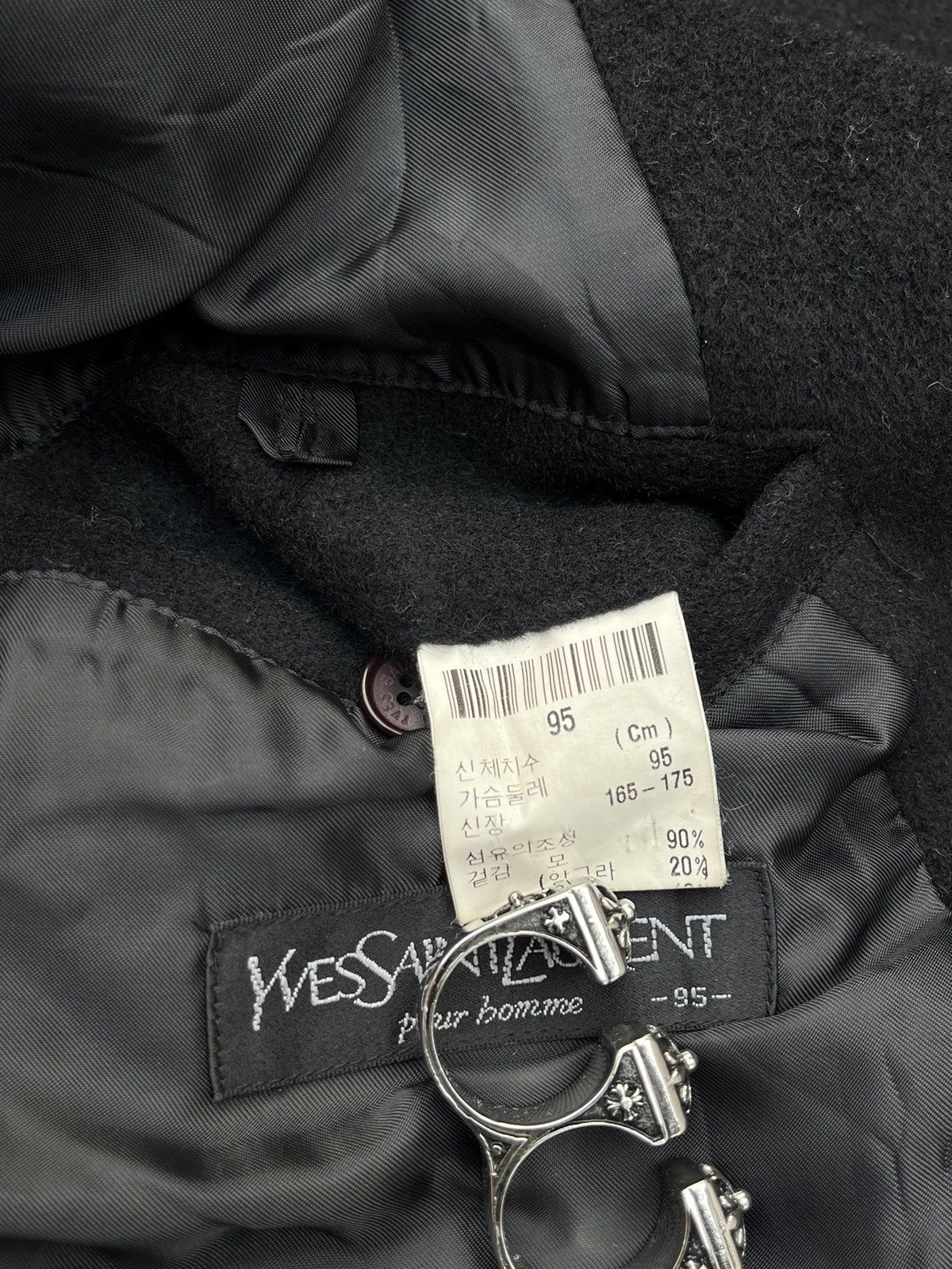 Saint Laurent Paris YVES SAINT LAURENT HEAVY WOOLLEN COAT Size US L / EU 52-54 / 3 - 7 Thumbnail