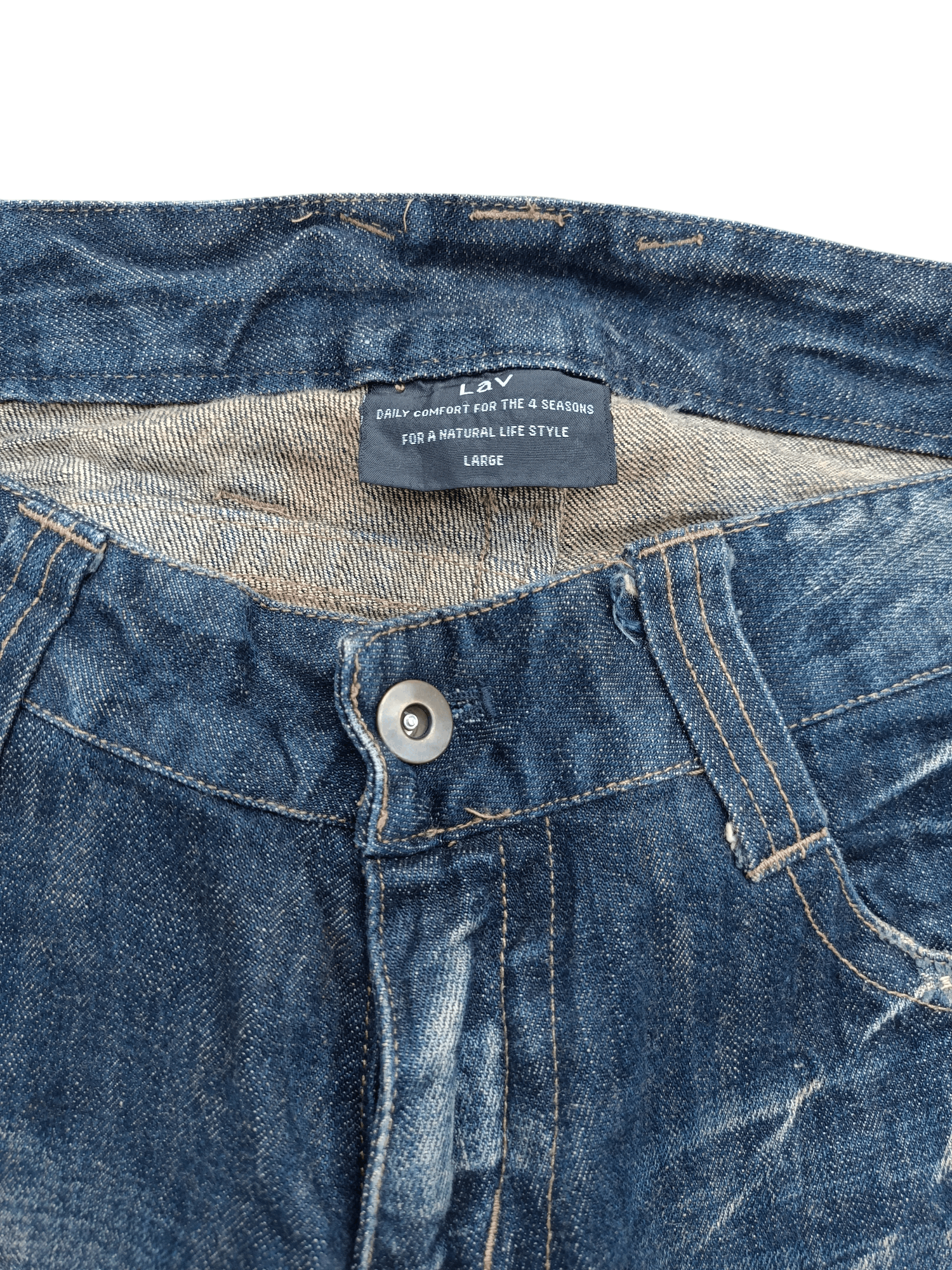 Japanese Brand FLARED💥JAPANESE BRAND LAV CLAW MARK STUD DENIM Size US 32 / EU 48 - 11 Thumbnail