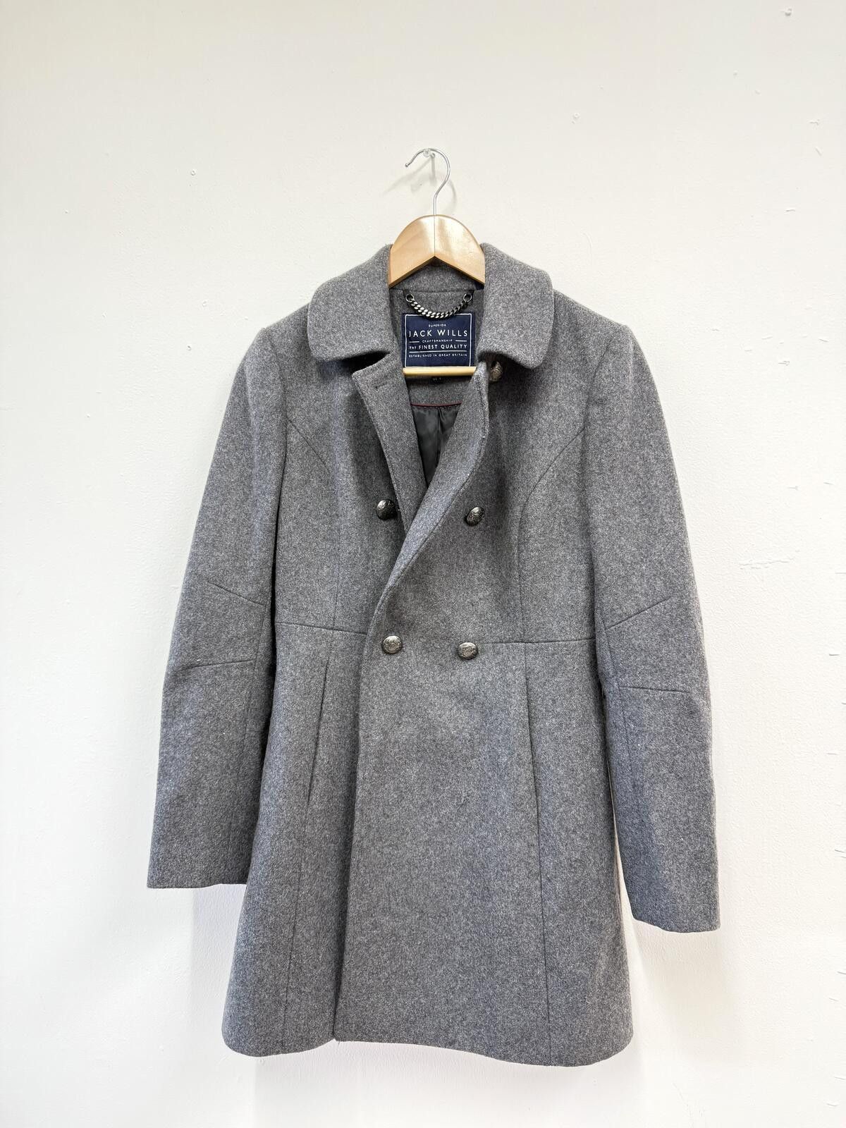 Other Jack wills grey coat in size 10 :) Size M / US 6-8 / IT 42-44 - 1 Thumbnail