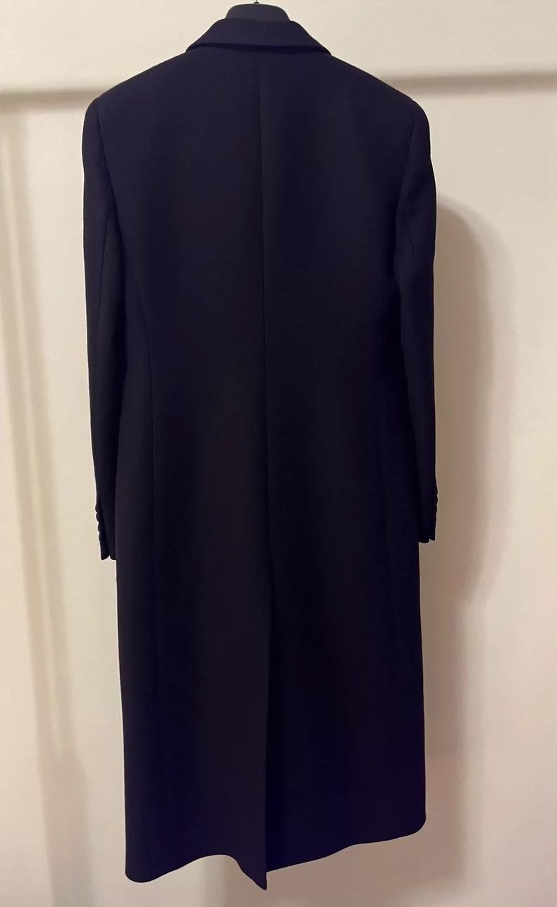 Saint Laurent Paris black silk double-breasted coat-2507 Size US L / EU 52-54 / 3 - 8 Thumbnail