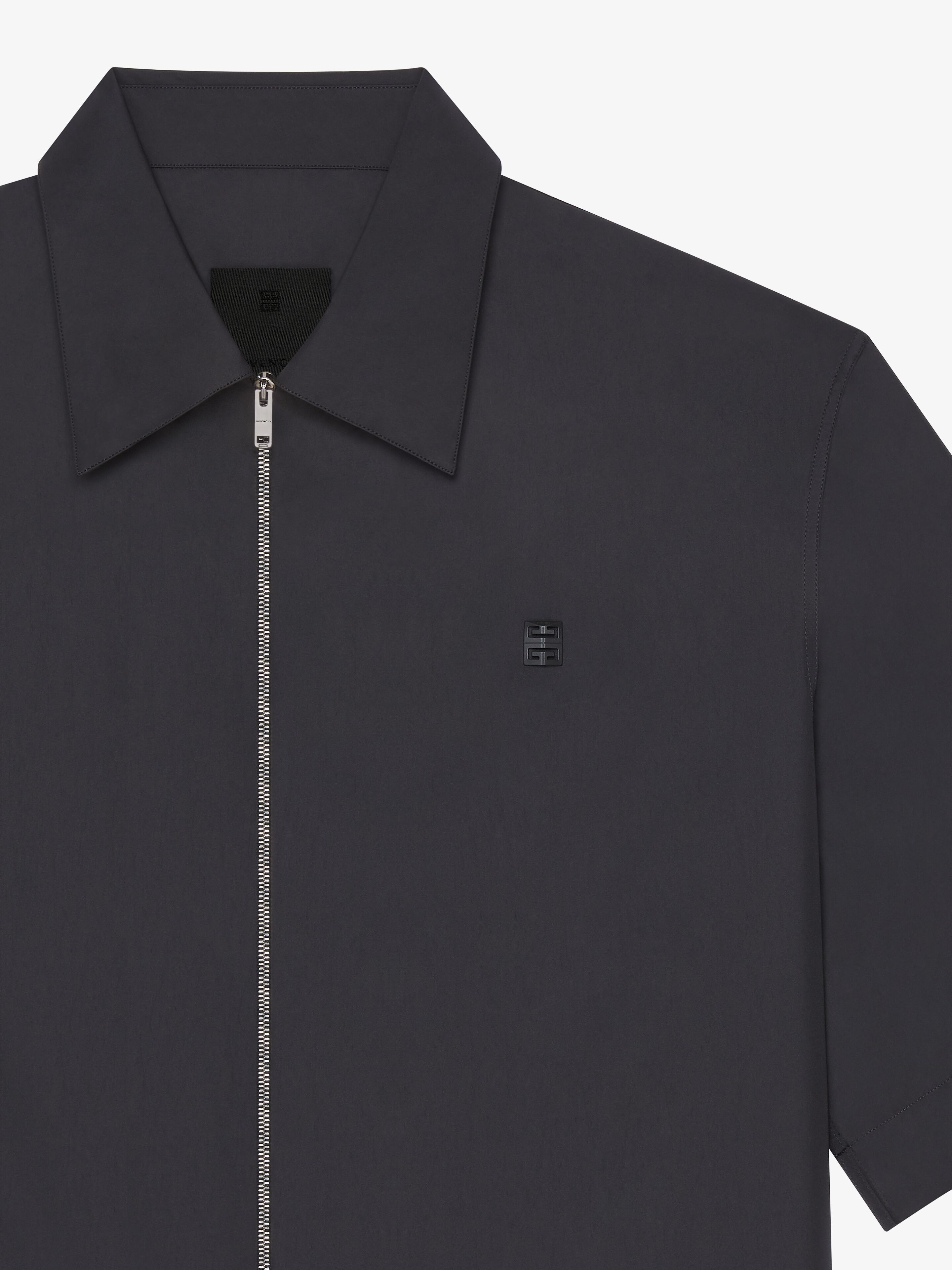 Givenchy o1w1db10925 Casual Zipped Shirt in Black Size US XS / EU 42 / 0 - 5 Thumbnail