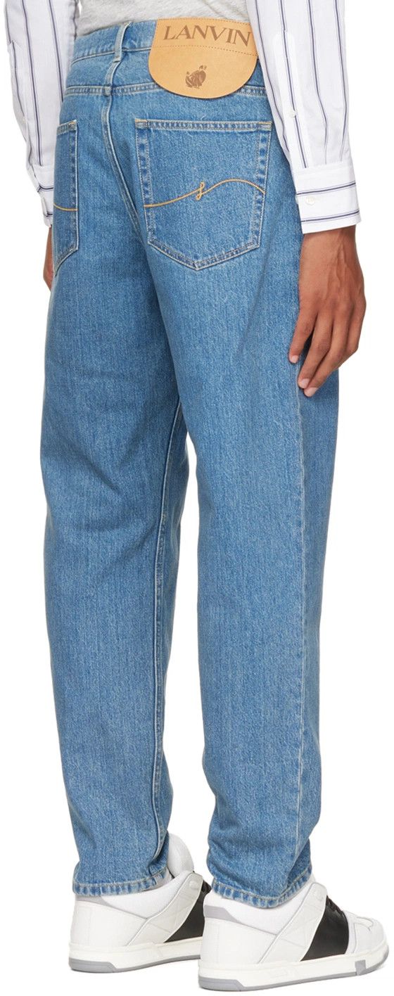 Lanvin o1y0125 Jeans Pant in Blue Size US 32 / EU 48 - 3 Thumbnail