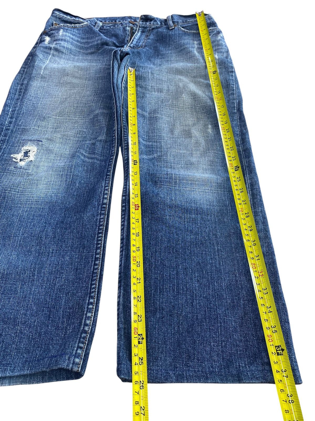 Levi's Levi’s Ripped Faded Wash Style Loose Jeans Size US 36 / EU 52 - 7 Thumbnail