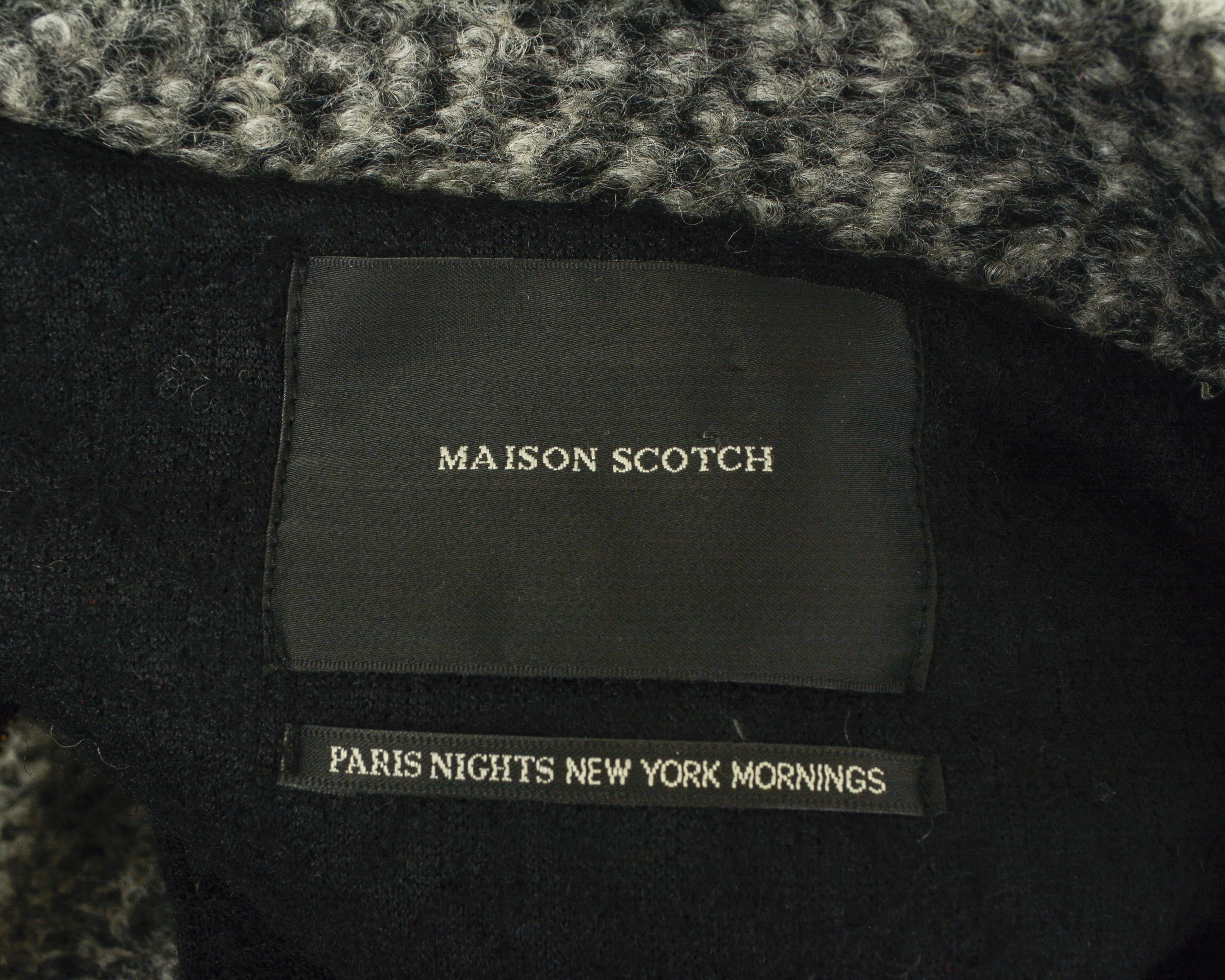 Maison Scotch Women S Size 3 Jacket Coat Wool Grey Double Brested Warm Size S / US 4 / IT 40 - 5 Thumbnail