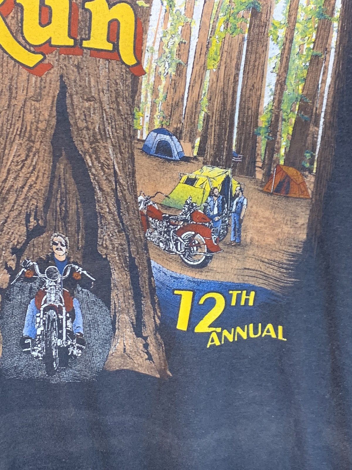 Harley Davidson × Vintage *RARE* Vintage 80’s Harley Davidson Redwood Run Biker Shirt Size US M / EU 48-50 / 2 - 10 Thumbnail