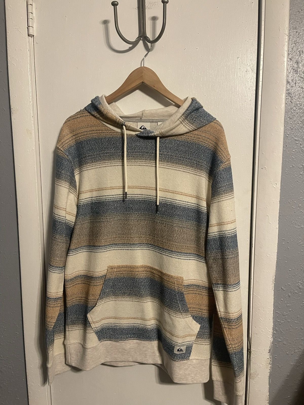 Quiksilver Quicksilver Striped Hoodie Size US L / EU 52-54 / 3 - 1 Thumbnail