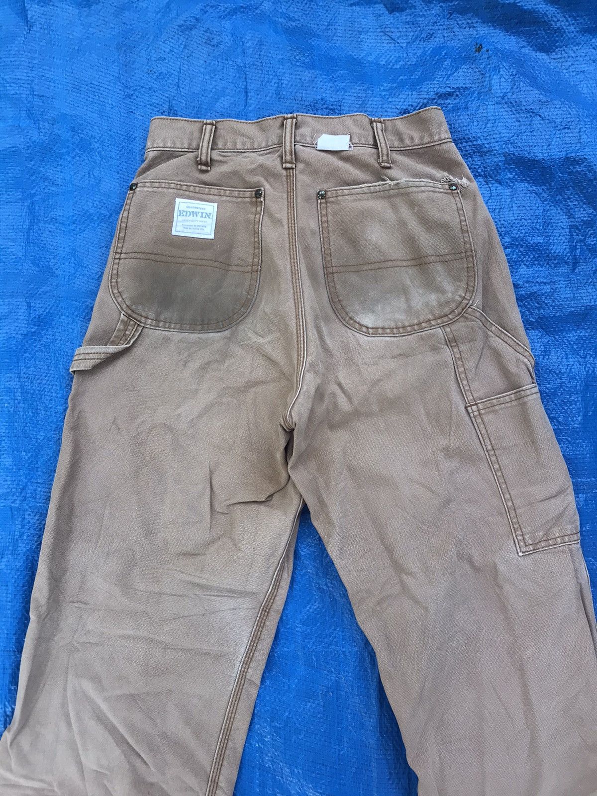 Carhartt × Edwin VINTAGE 80s EDWIN WORKWEAR PANTS Size US 28 / EU 44 - 7 Thumbnail