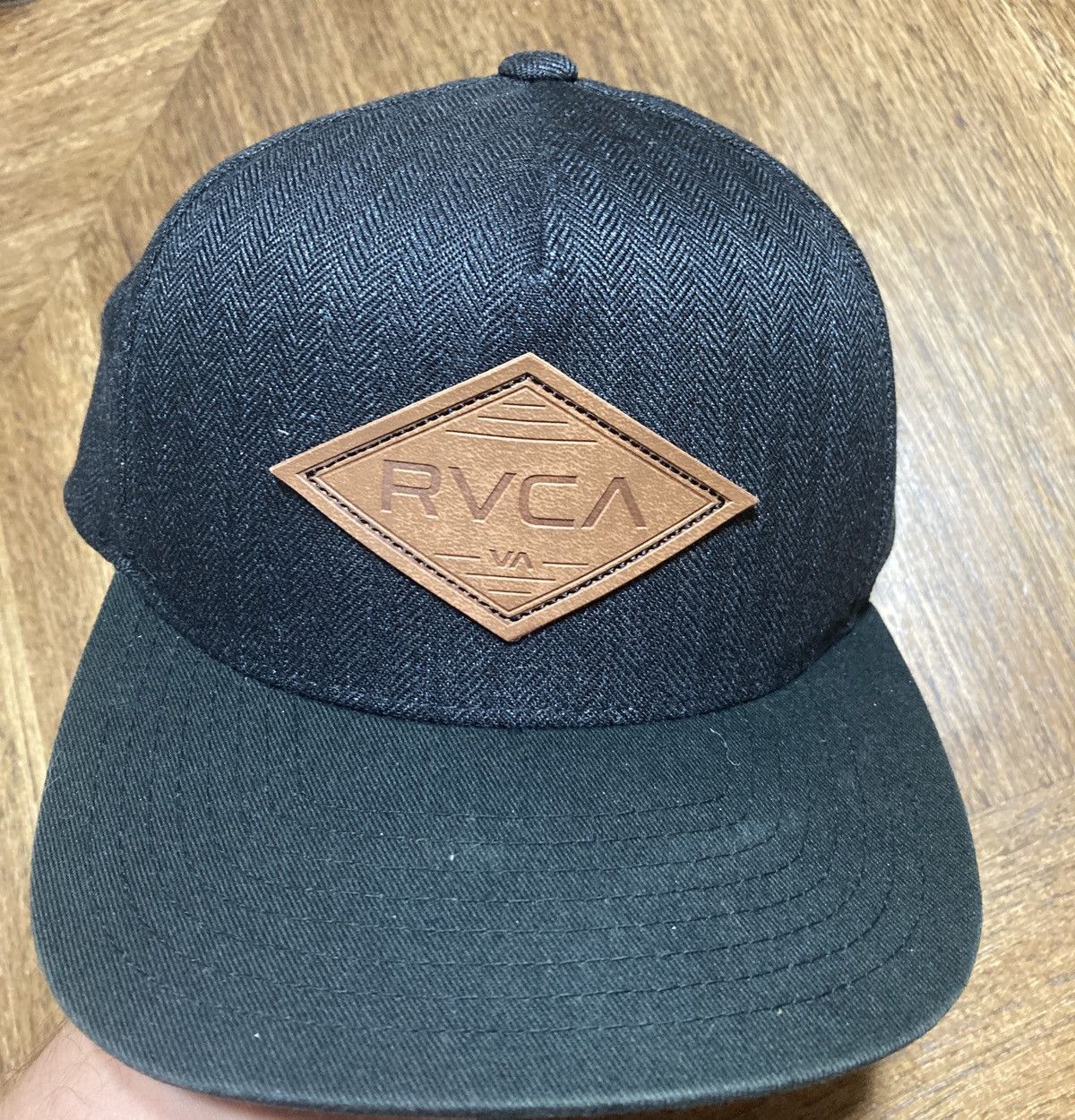 RVCA Rvca VA All The Way Patch Men's Adjustable Snapback Hat Size ONE SIZE - 1 Thumbnail