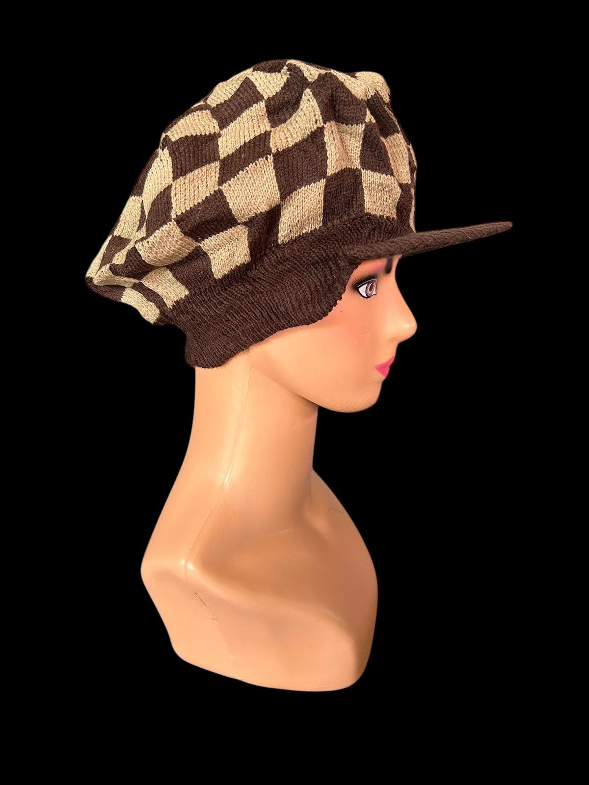 Japanese Brand × Kapital × Vintage Vtg Japanese Style Knitted Big Hats Rare ☠️☠️ Size ONE SIZE - 3 Thumbnail