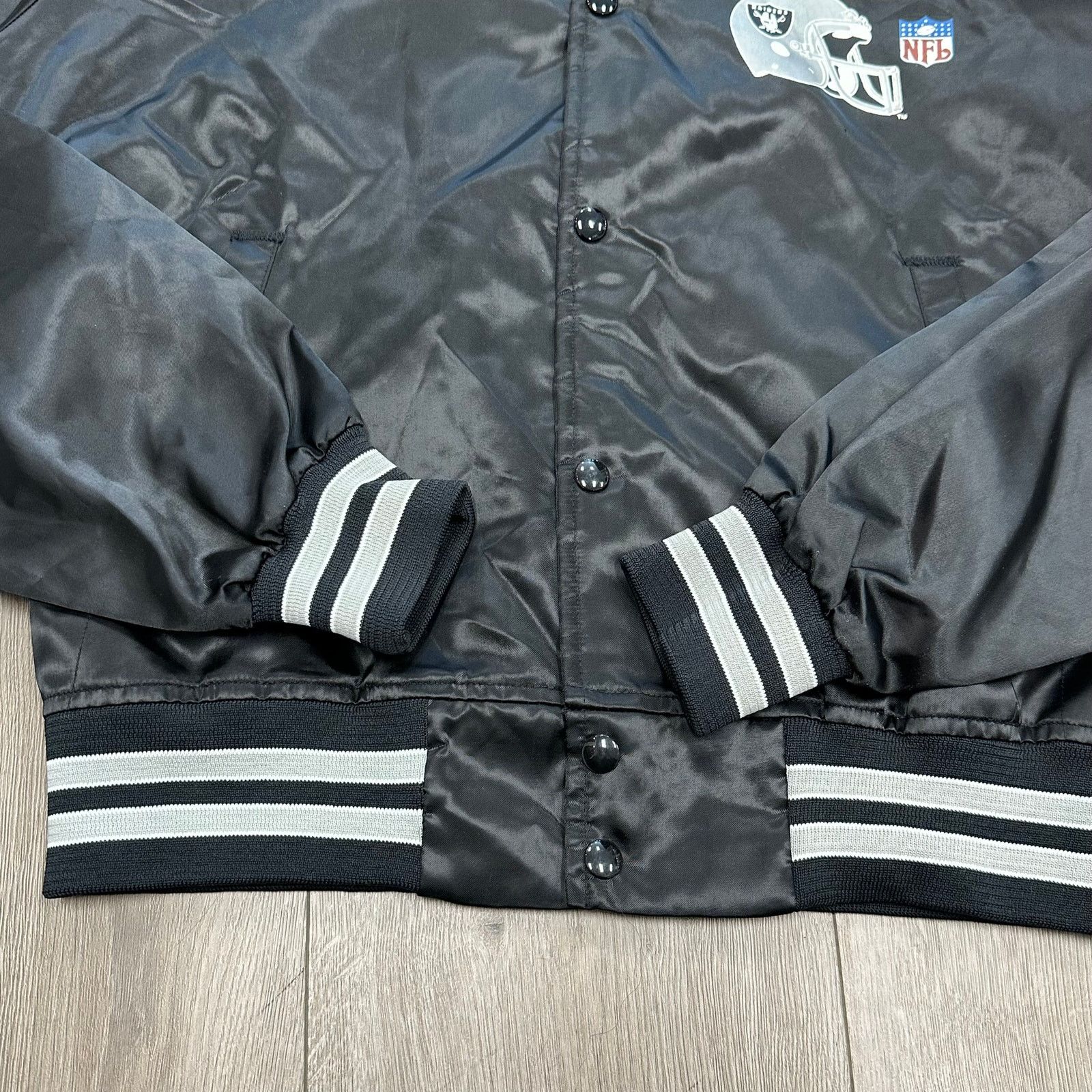 Starter × Vintage vintage 1980s Chalk Line Los Angeles Raiders bomber jacket Size US M / EU 48-50 / 2 - 4 Thumbnail