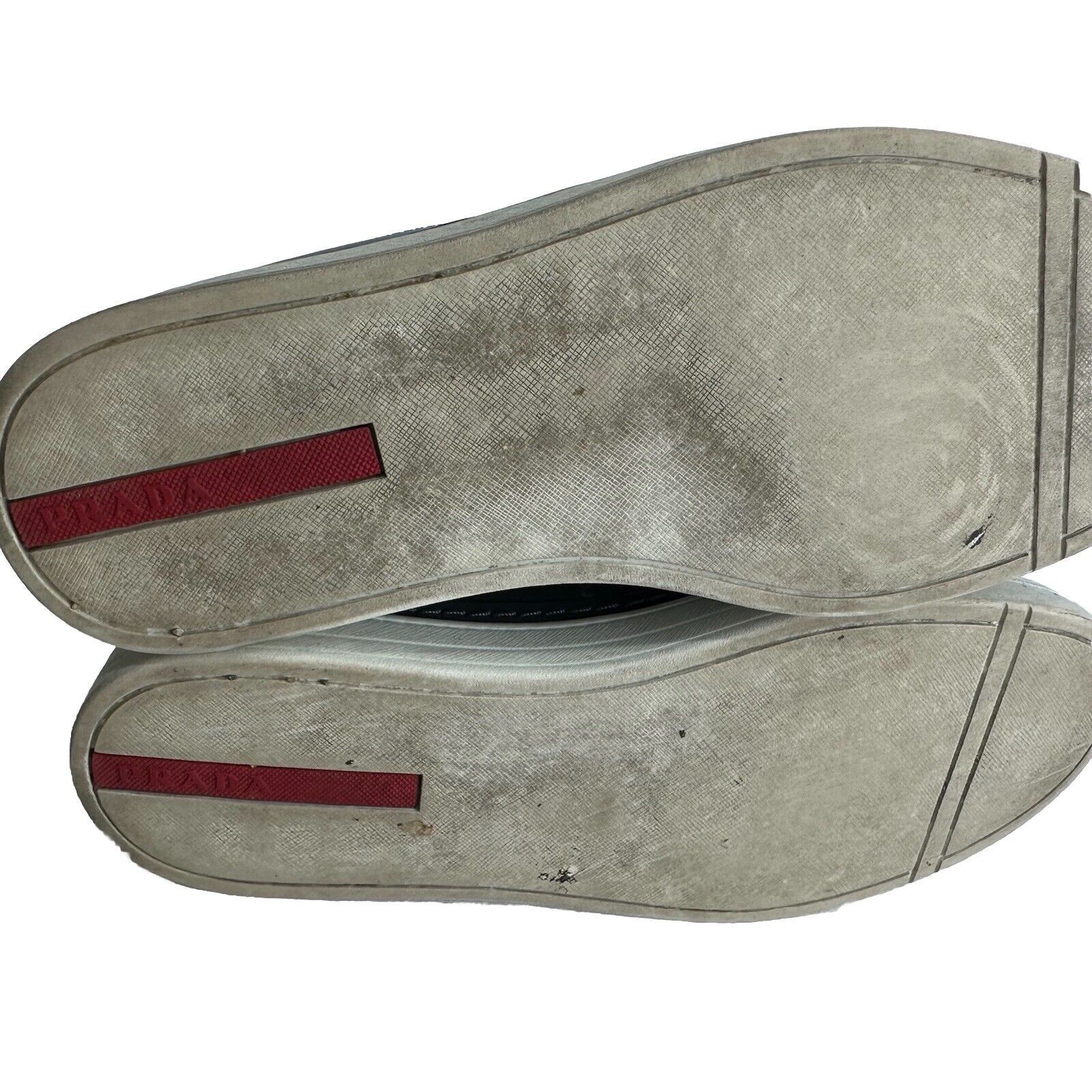Prada prada high-top linea rossa Gray Suede sneakers uK Size 8 Size US 9 / EU 42 - 6 Thumbnail