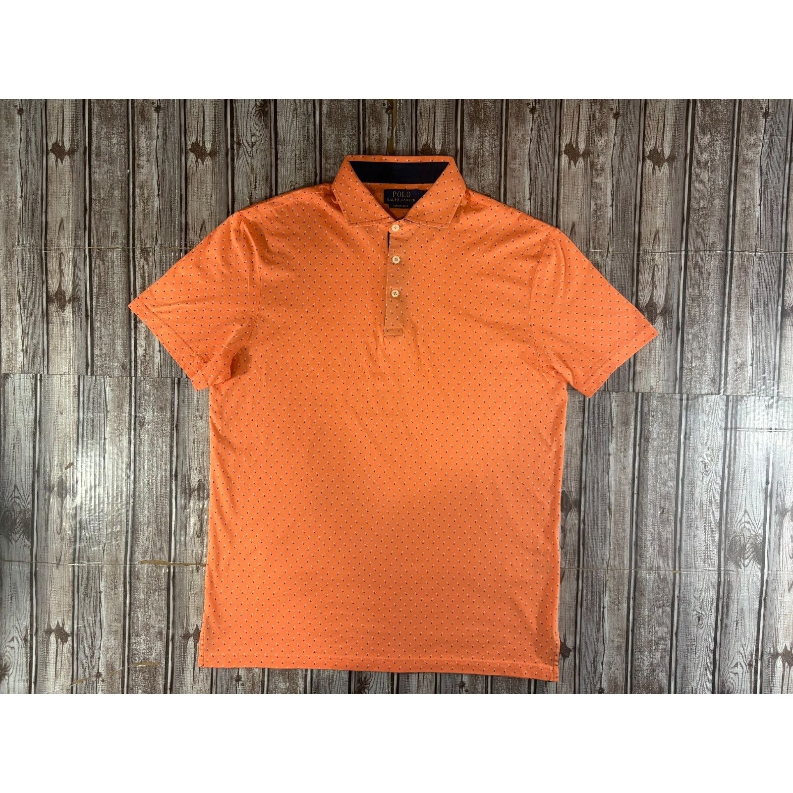 Polo Ralph Lauren Polo Ralph Lauren Performance Jersey Polo Shirt sz M color O Size US M / EU 48-50 / 2 - 1 Thumbnail