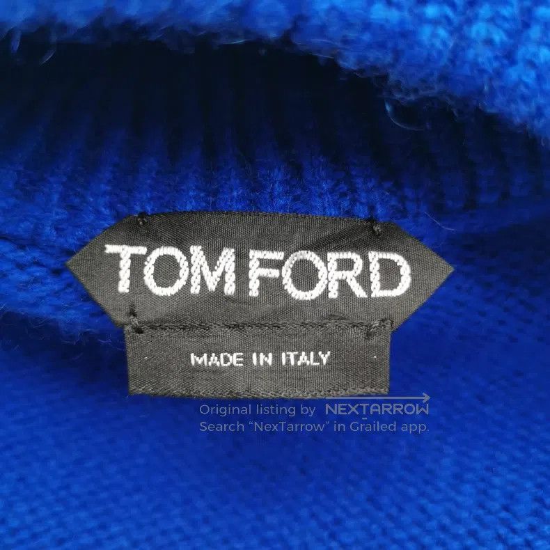 Tom Ford Tom Ford Cashmere Solid Color Crew Neck Sweater Size S / US 4 / IT 40 - 4 Thumbnail
