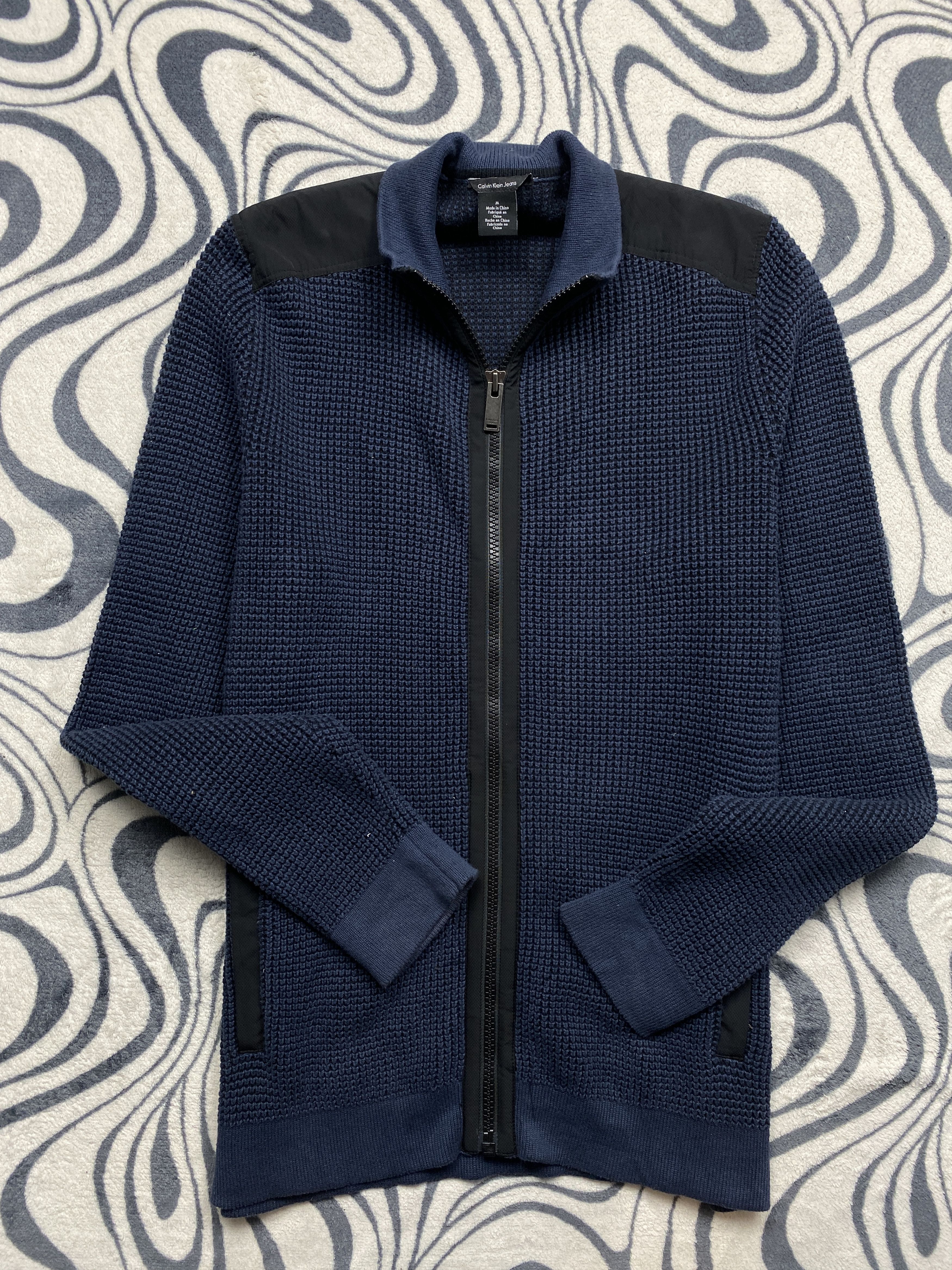 Calvin Klein × Vintage Calvin Klein Vintage Mens Knitwear Sweater Size US M / EU 48-50 / 2 - 1 Thumbnail