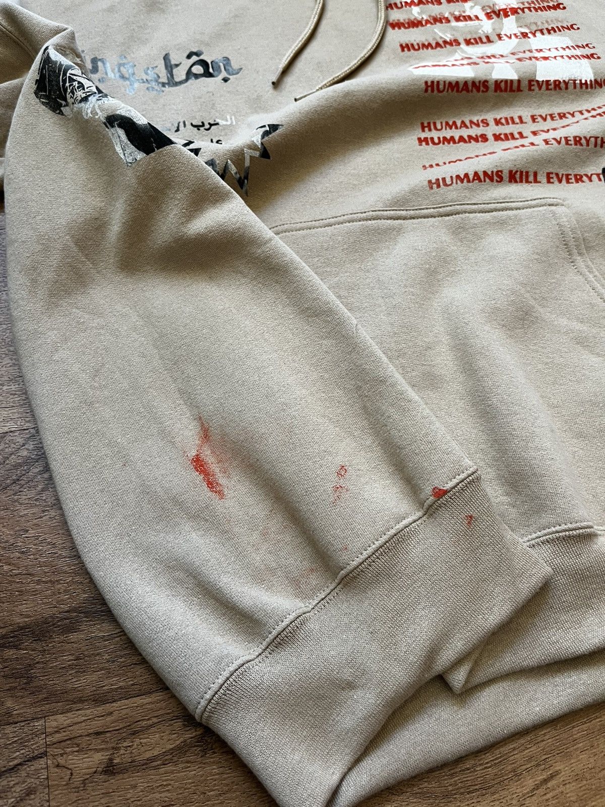 Other All Over Print Humans Kill Everything Hoodie Size US XL / EU 56 / 4 - 9 Thumbnail