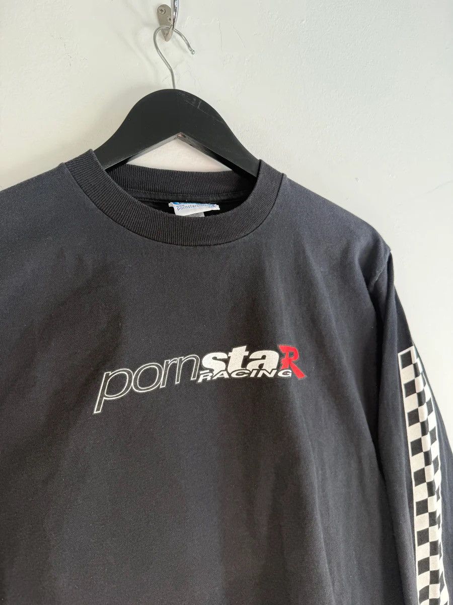Vintage 🚭PORN STAR🚭VINTAGE 90s PRISTINE CHECKERBOARD LONGSLEEVE Size US M / EU 48-50 / 2 - 3 Thumbnail