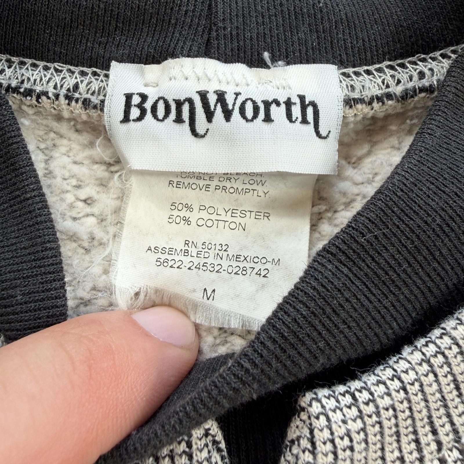 Other Vintage 90s BonWorth Music Notes Embroidered Crew Sweatshirt Size US M / EU 48-50 / 2 - 4 Thumbnail
