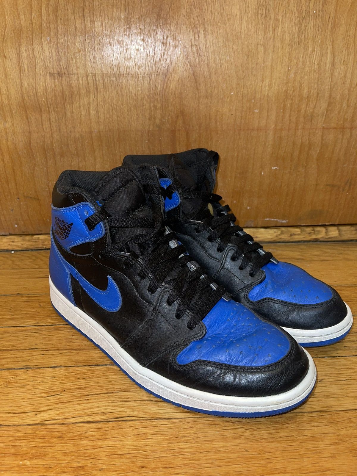 image of Jordan Brand 1 Royal 2017 Shoes in Blue, Men's (Size 10)