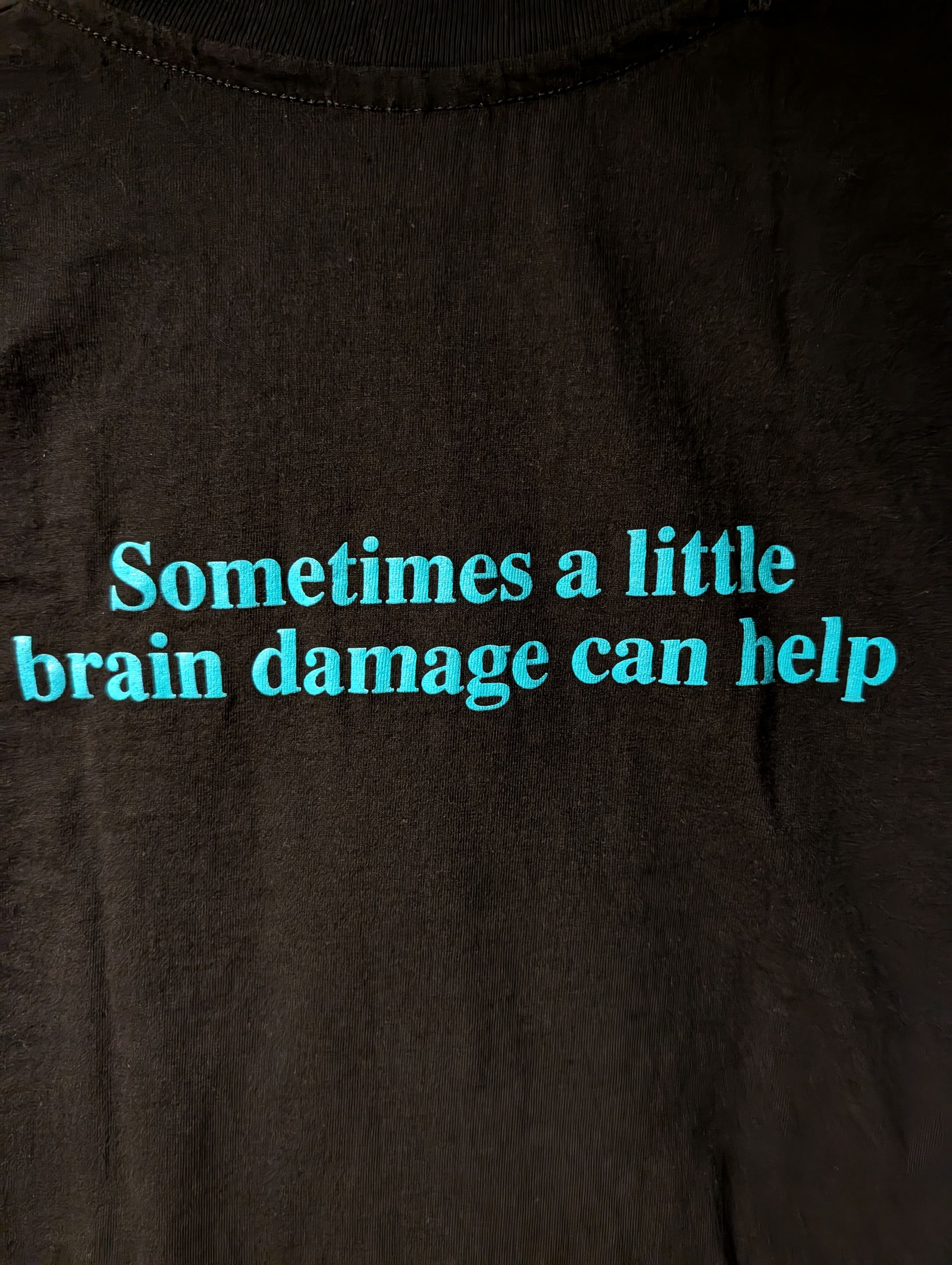 Arts & Science Vintage 90s George Carlin Sometimes a Little Brain T-Shirt Size US XL / EU 56 / 4 - 5 Thumbnail
