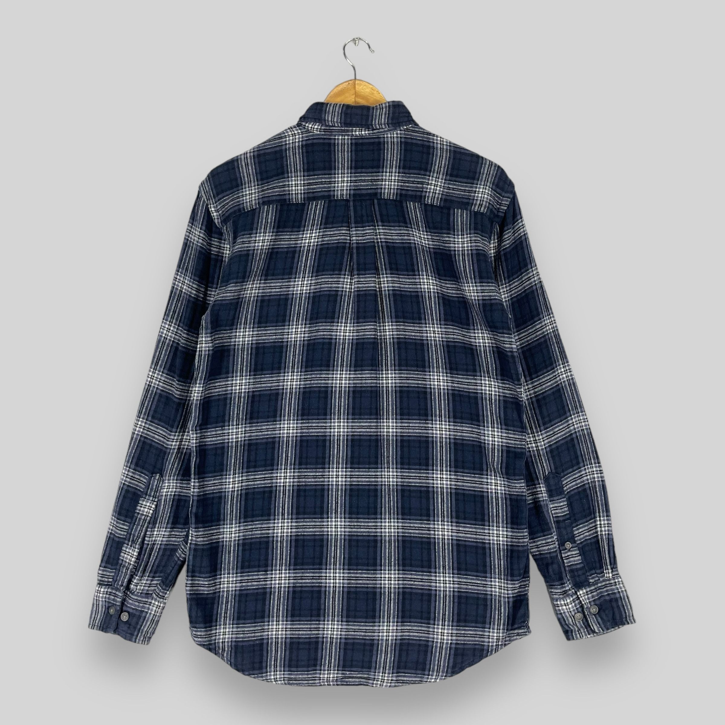 Croft & Barrow × Flannel Vintage Plaid Checkered Blue Tartan Flannel Button Up Size US S / EU 44-46 / 1 - 8 Thumbnail