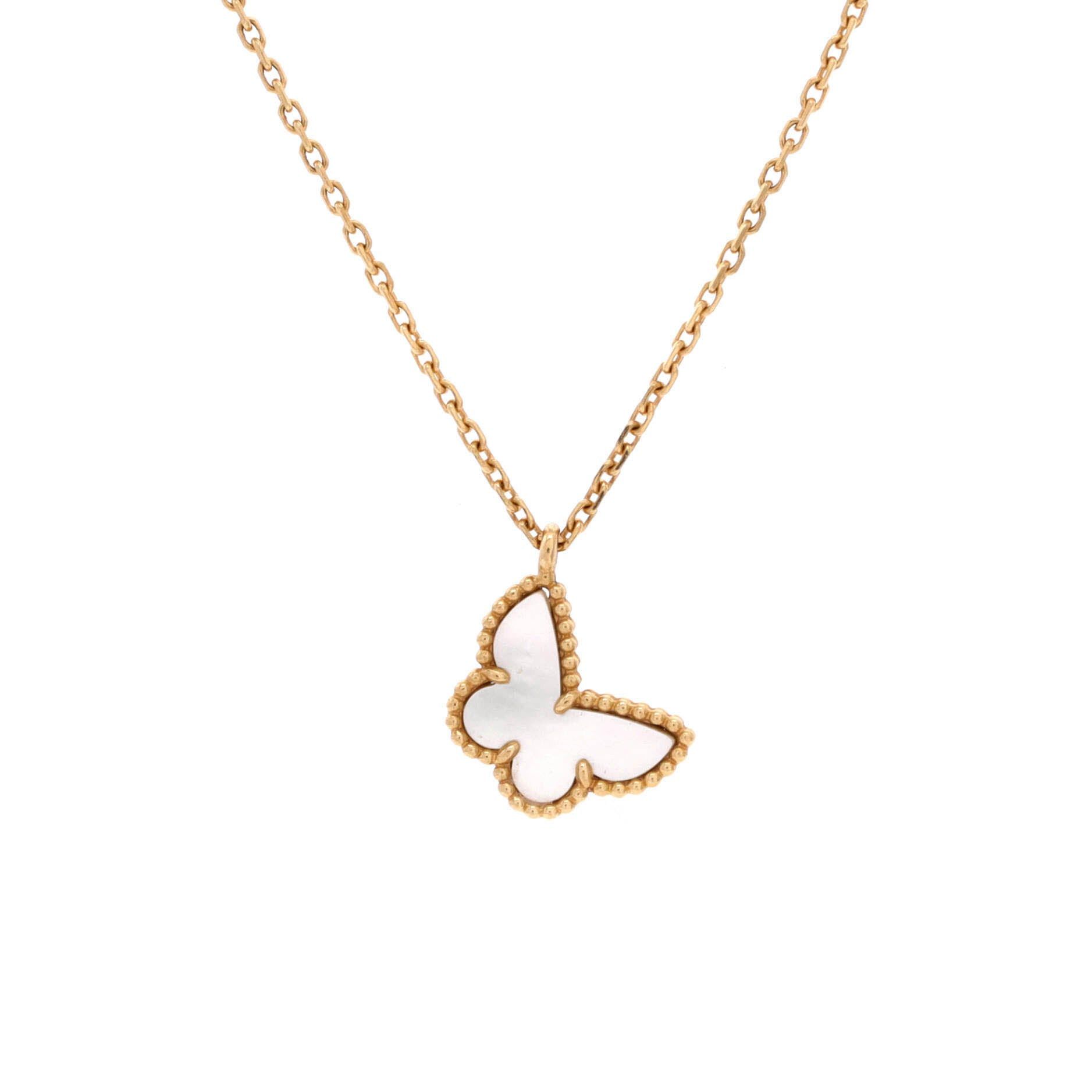 Van Cleef & Arpels Sweet Alhambra Butterfly Pendant Necklace Size ONE SIZE - 1 Thumbnail