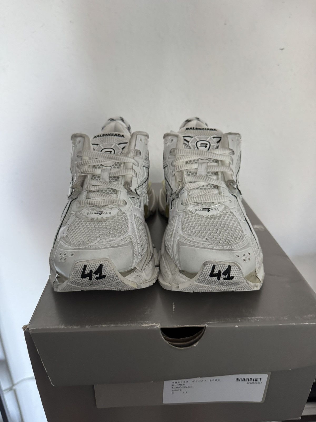 Balenciaga Balenciaga Runner White 41 Size US 8 / EU 41 - 2 Thumbnail