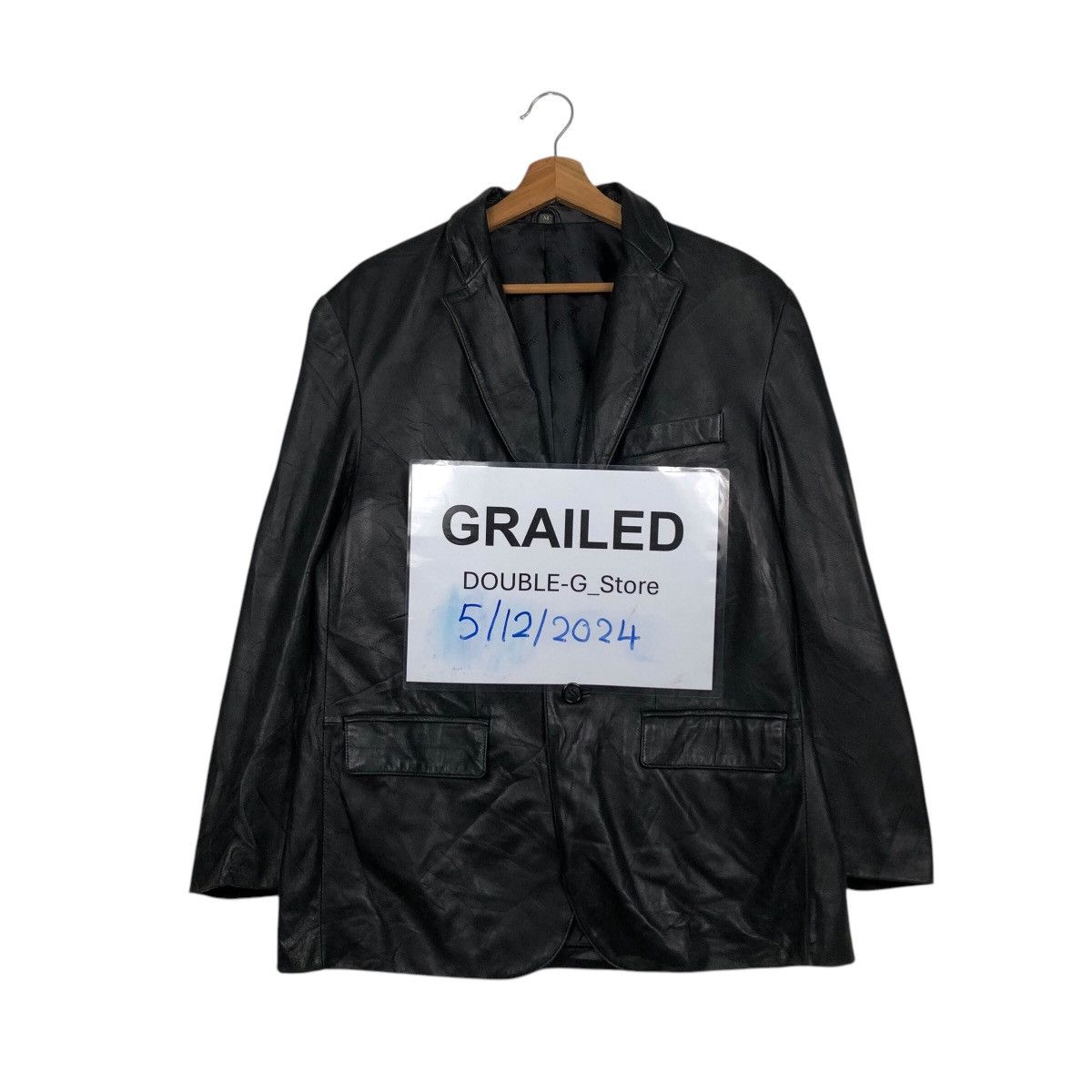 Japanese Brand 📌Vintage Chore Leather Jacket Biker Nichiwa Issey Miyake Size US M / EU 48-50 / 2 - 1 Thumbnail