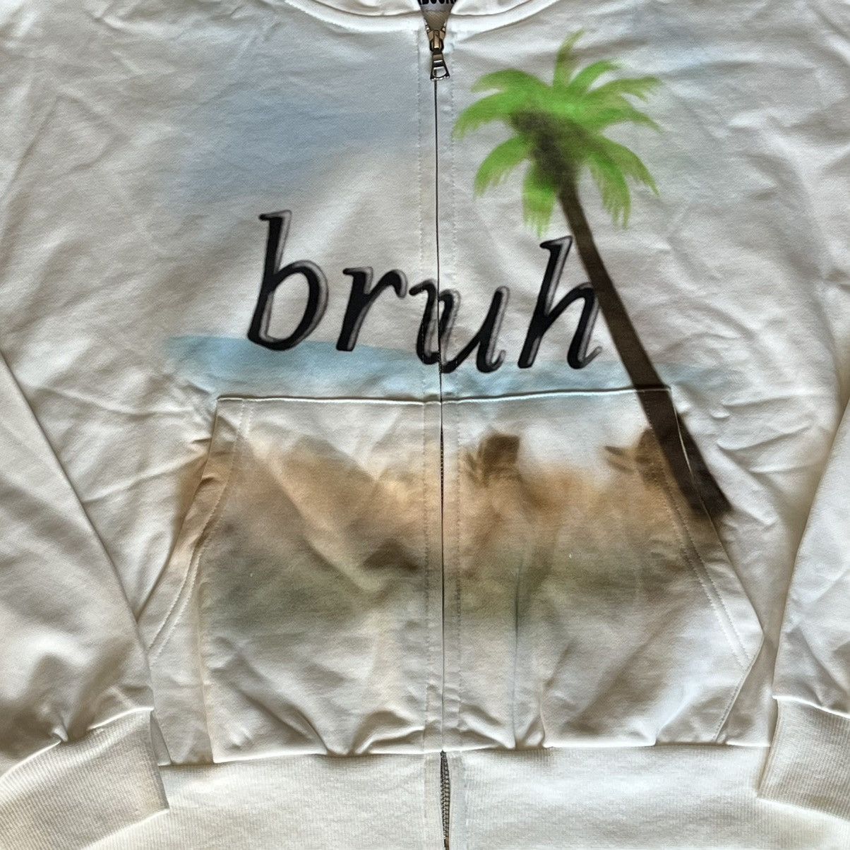 Haunted Starbucks Haunted Starbucks Bruh Airbrushed Graphic Logo Hoodie Size US M / EU 48-50 / 2 - 3 Thumbnail