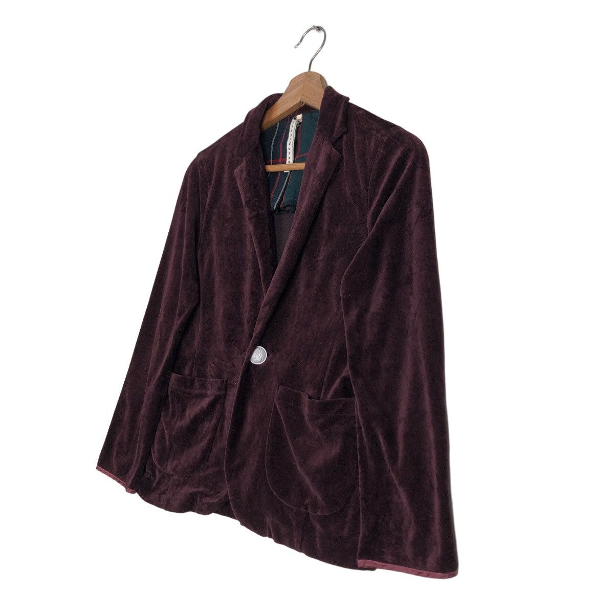 Issey Miyake 🔥Velvet Jacket Issey Miyake Sunaokuwahara Japan Made Size US M / EU 48-50 / 2 - 2 Thumbnail