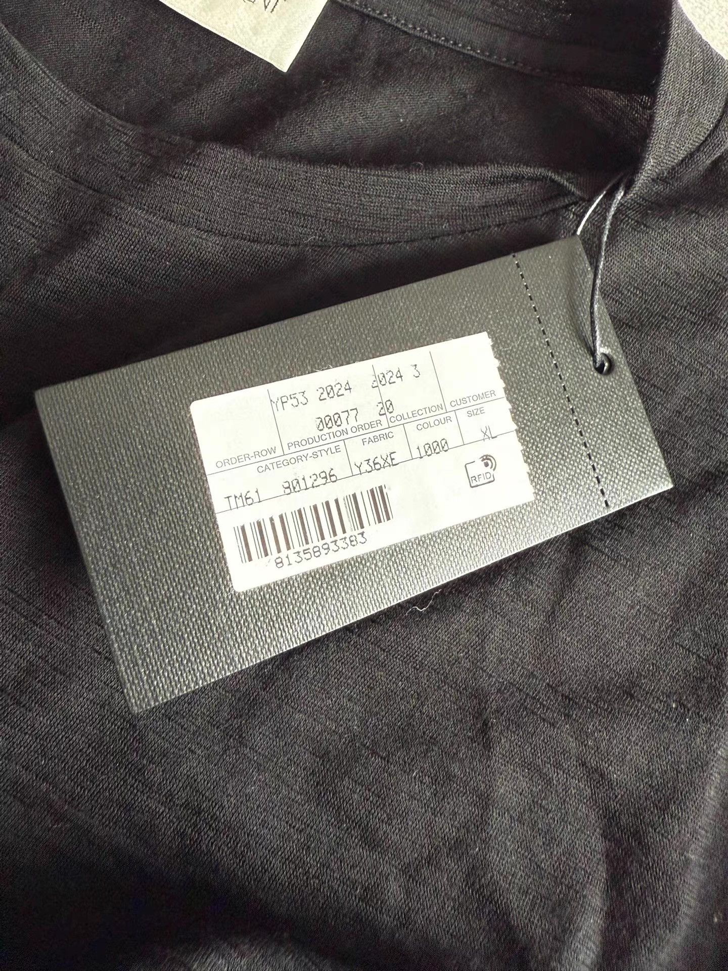 Saint Laurent Paris Saint Laurent 2024SS New Long-sleeve Base Layer Top Ｑ23 Size US XL / EU 56 / 4 - 6 Thumbnail