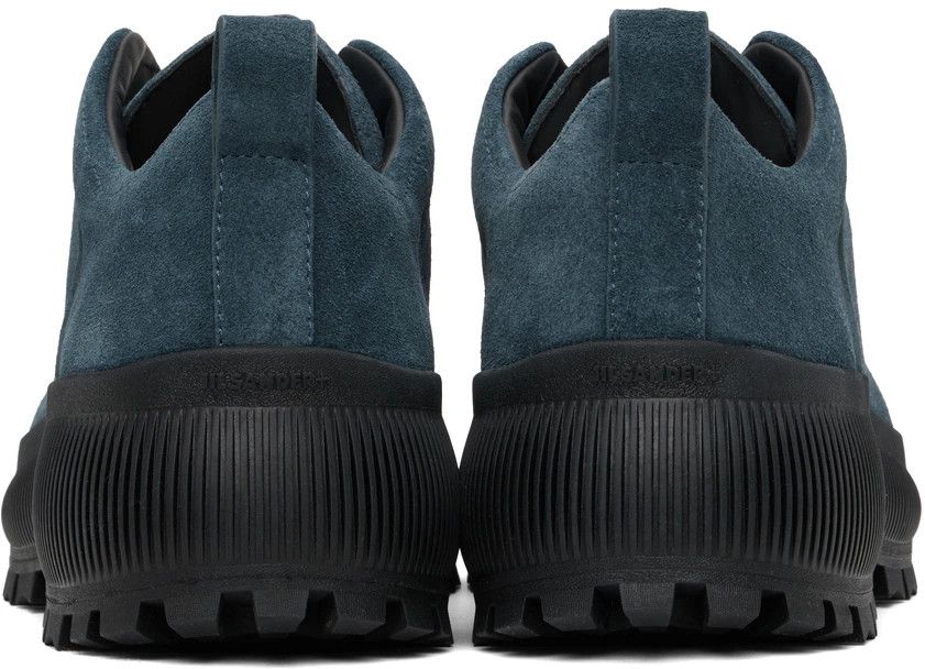 Jil Sander o1mt1gz0625 Suede Reverse Sneakers in Blue Size US 10 / EU 43 - 2 Thumbnail