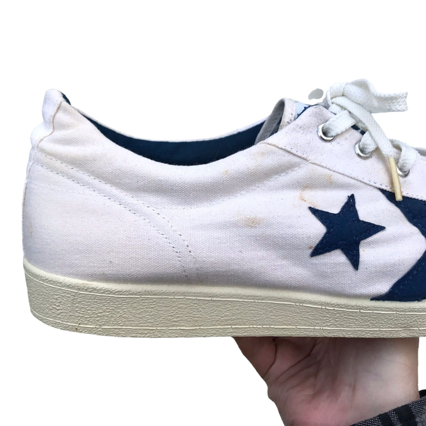 Converse VINTAGE Converse One Star Mens Sneaker | 13 US | Made in USA | Tan | USA Theme | Athletic Shoes Size US 13 / EU 46 - 5 Thumbnail
