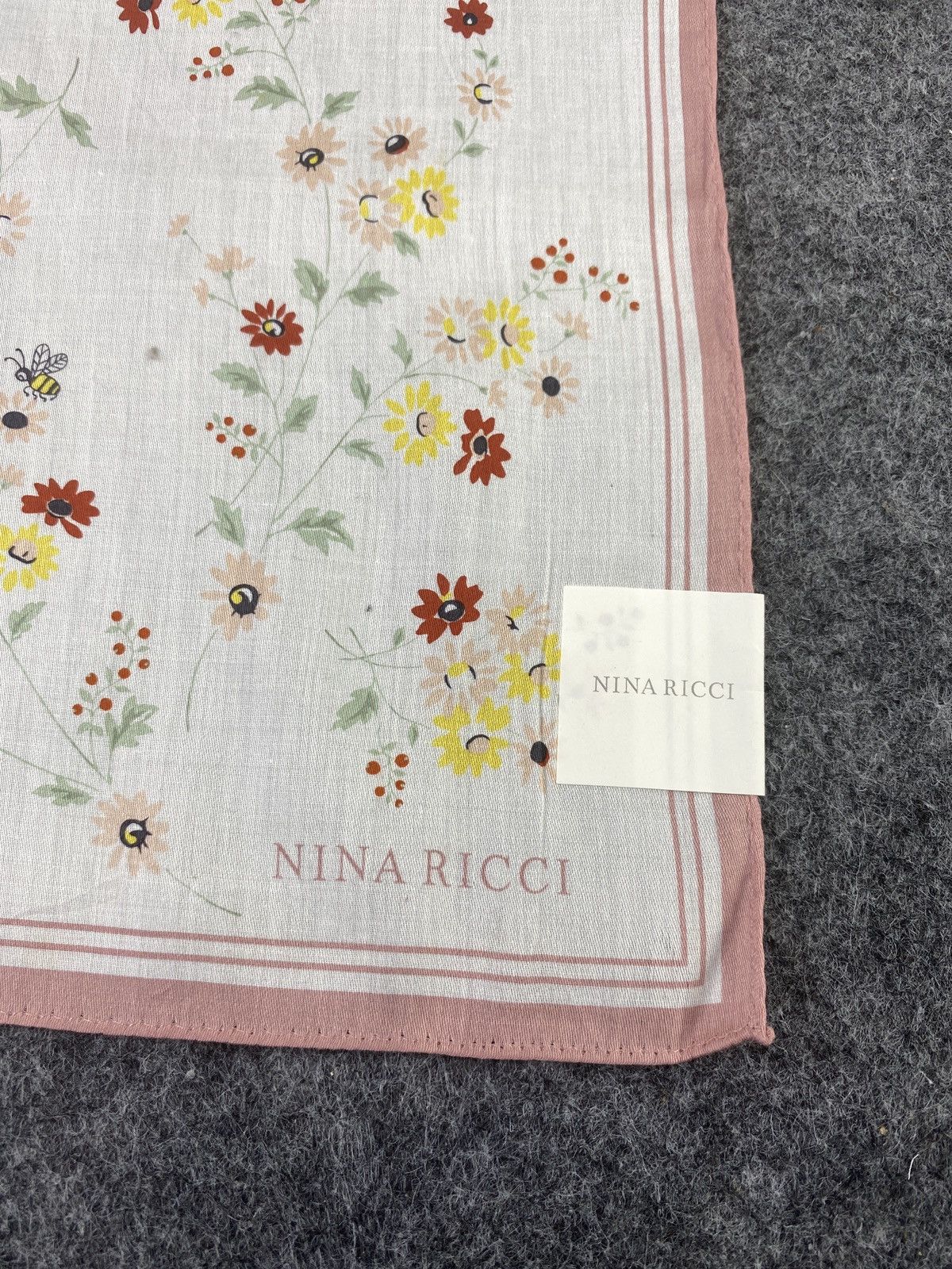 Vintage Nina Ricci Handkerchief / Bandana / Neckerchief- B016 Size ONE SIZE - 5 Thumbnail
